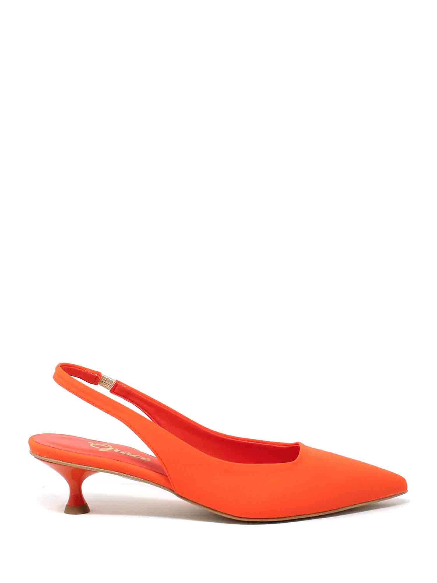 Sandali tacco Arancio Grace Shoes