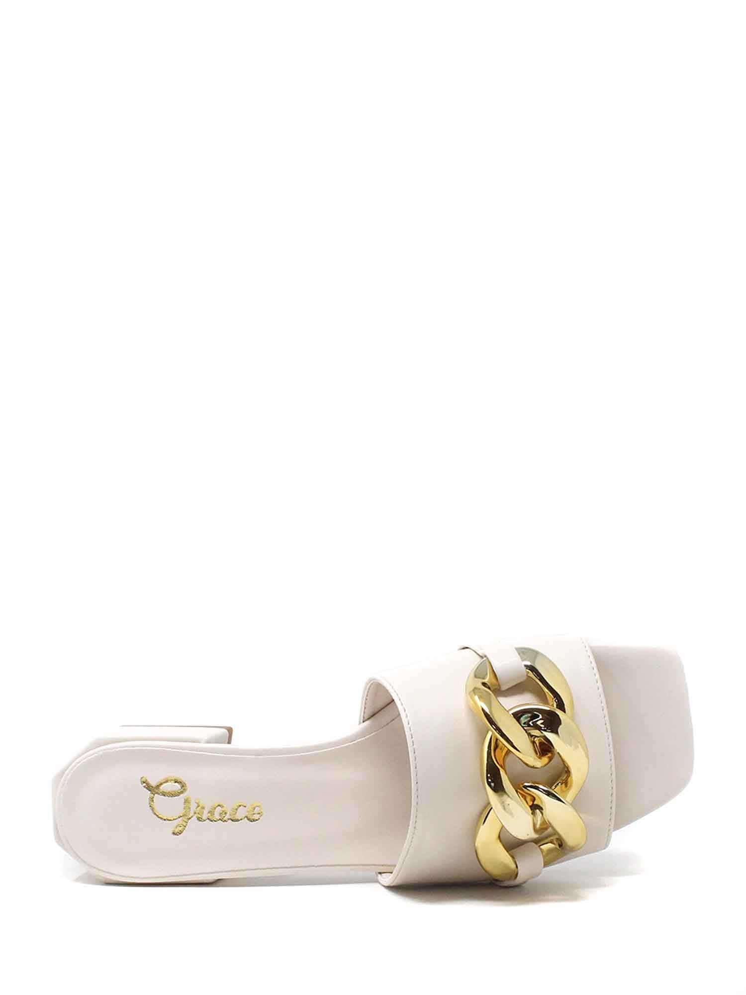 Ciabatte Beige Grace Shoes