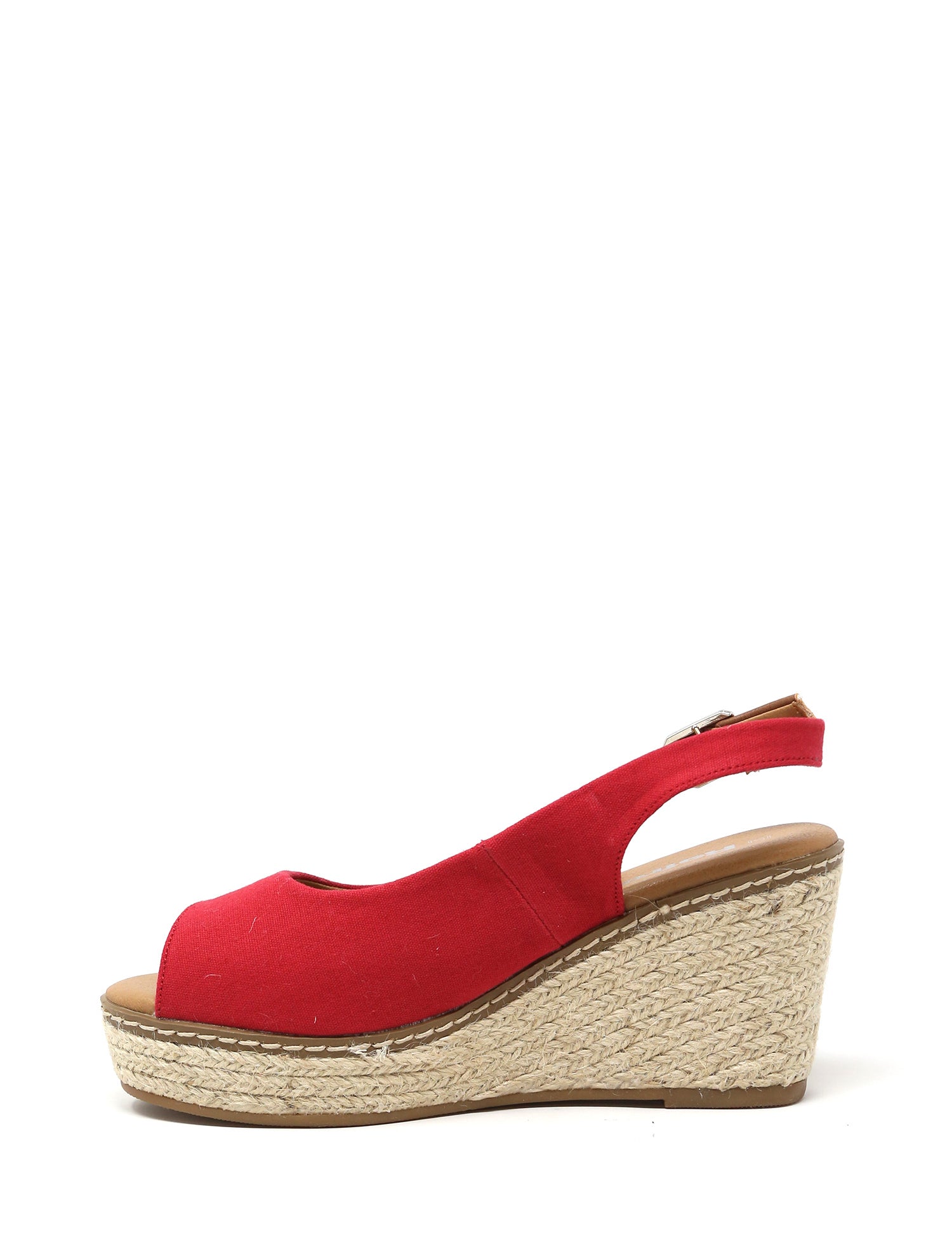 Sandali zeppa Rosso Refresh