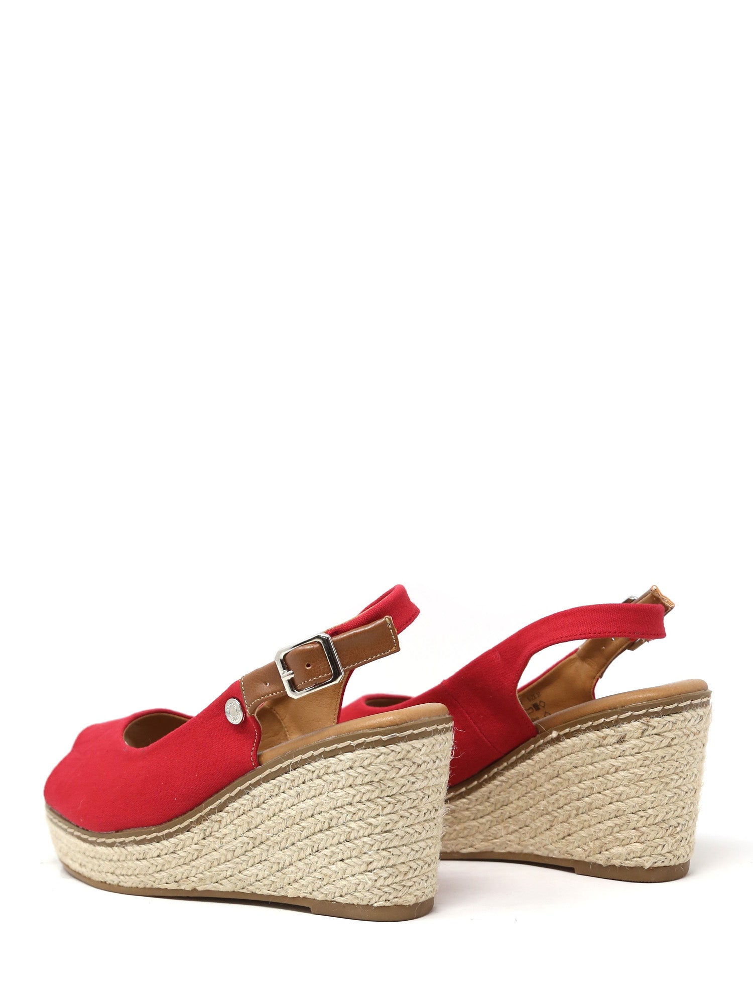 Sandali zeppa Rosso Refresh