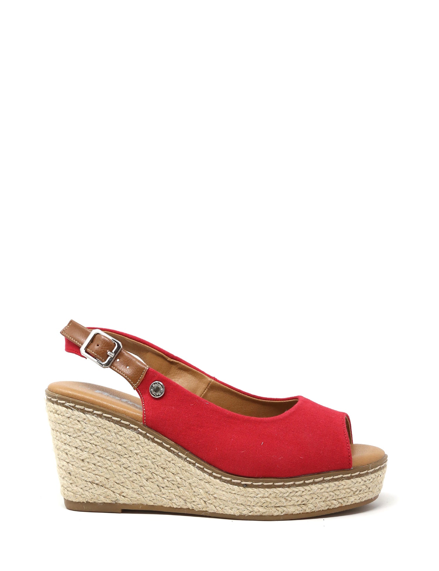 Sandali zeppa Rosso Refresh