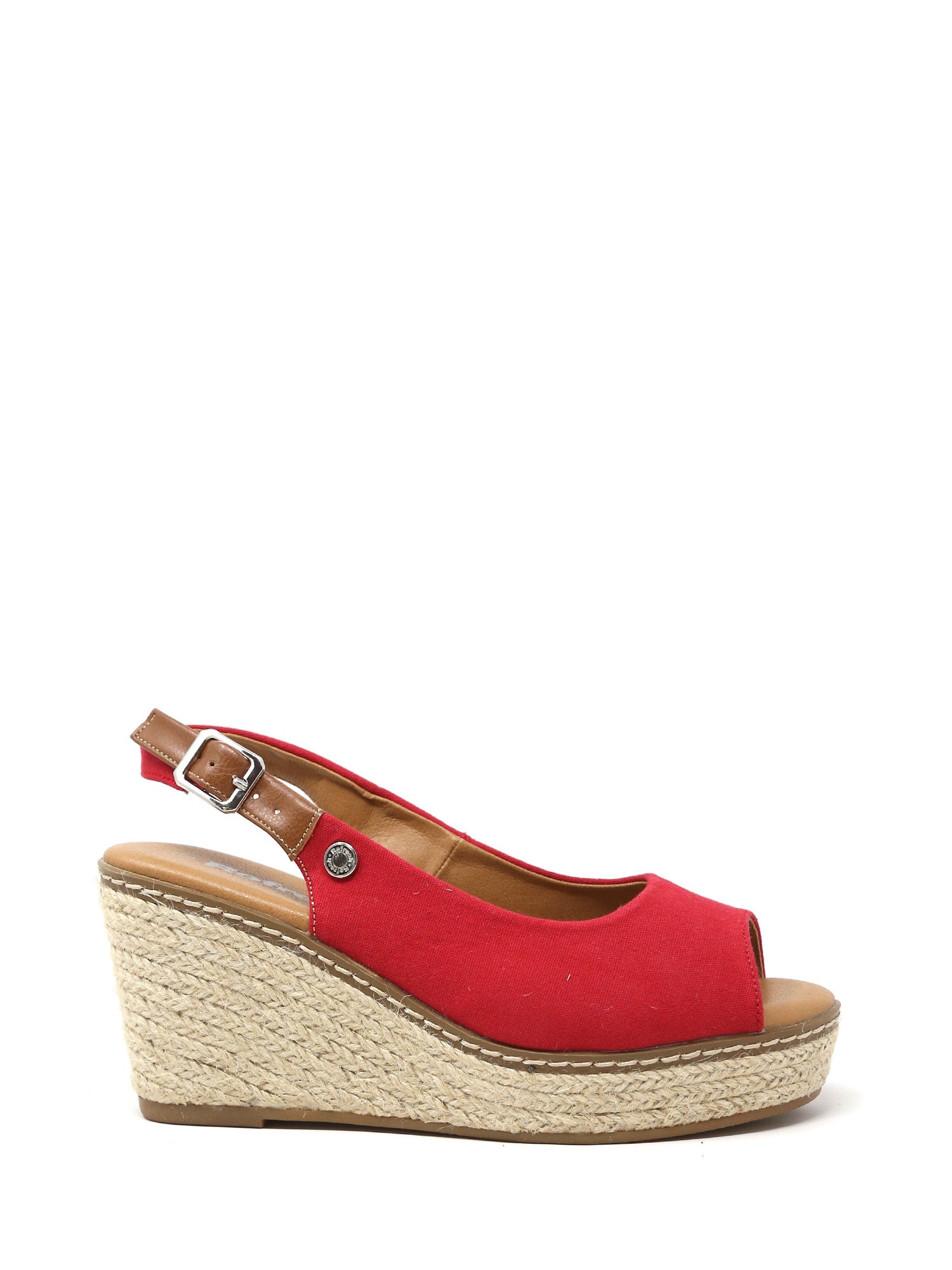 Sandali zeppa Rosso Refresh