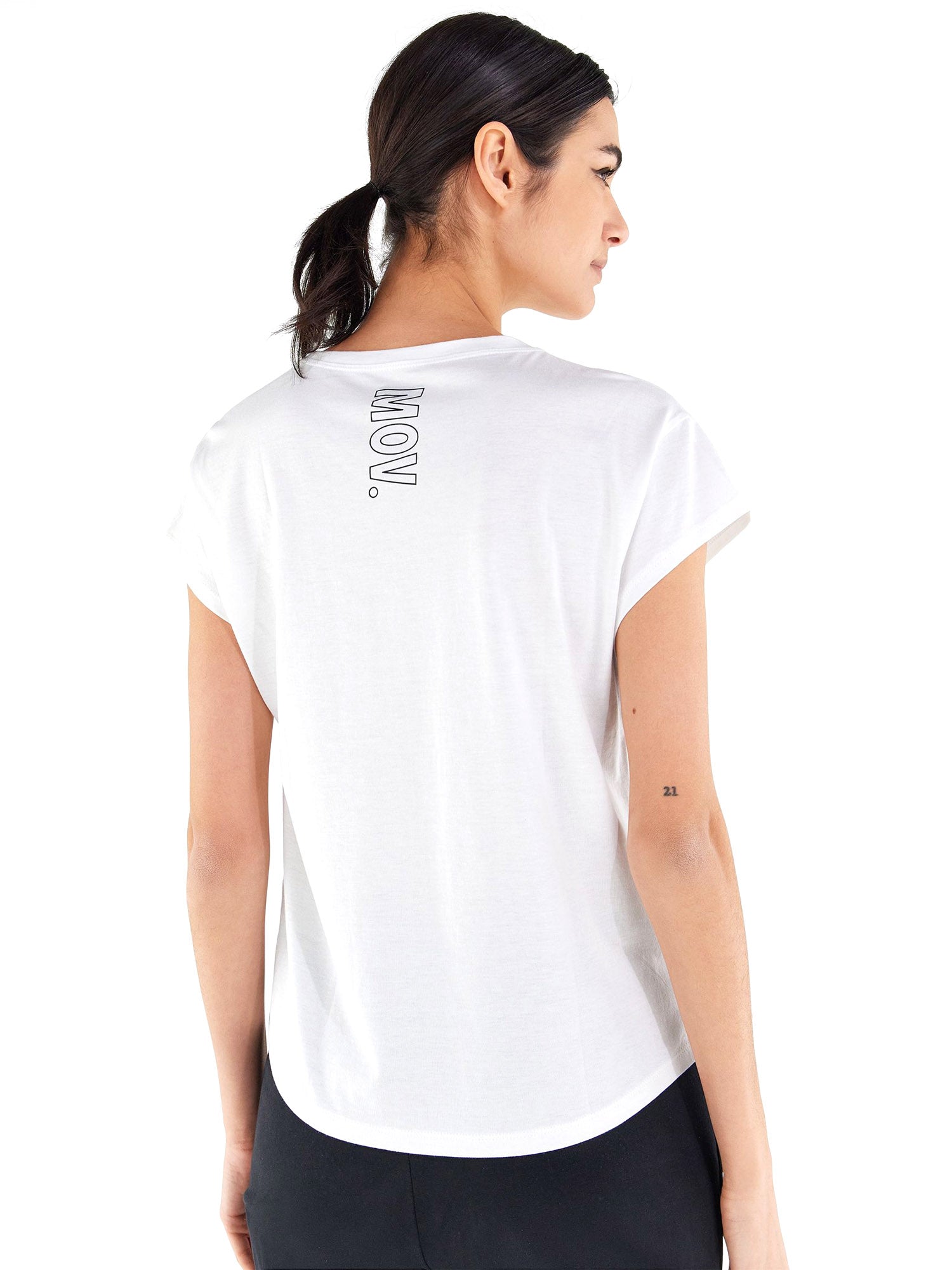 T-shirt Bianco Nero Freddy