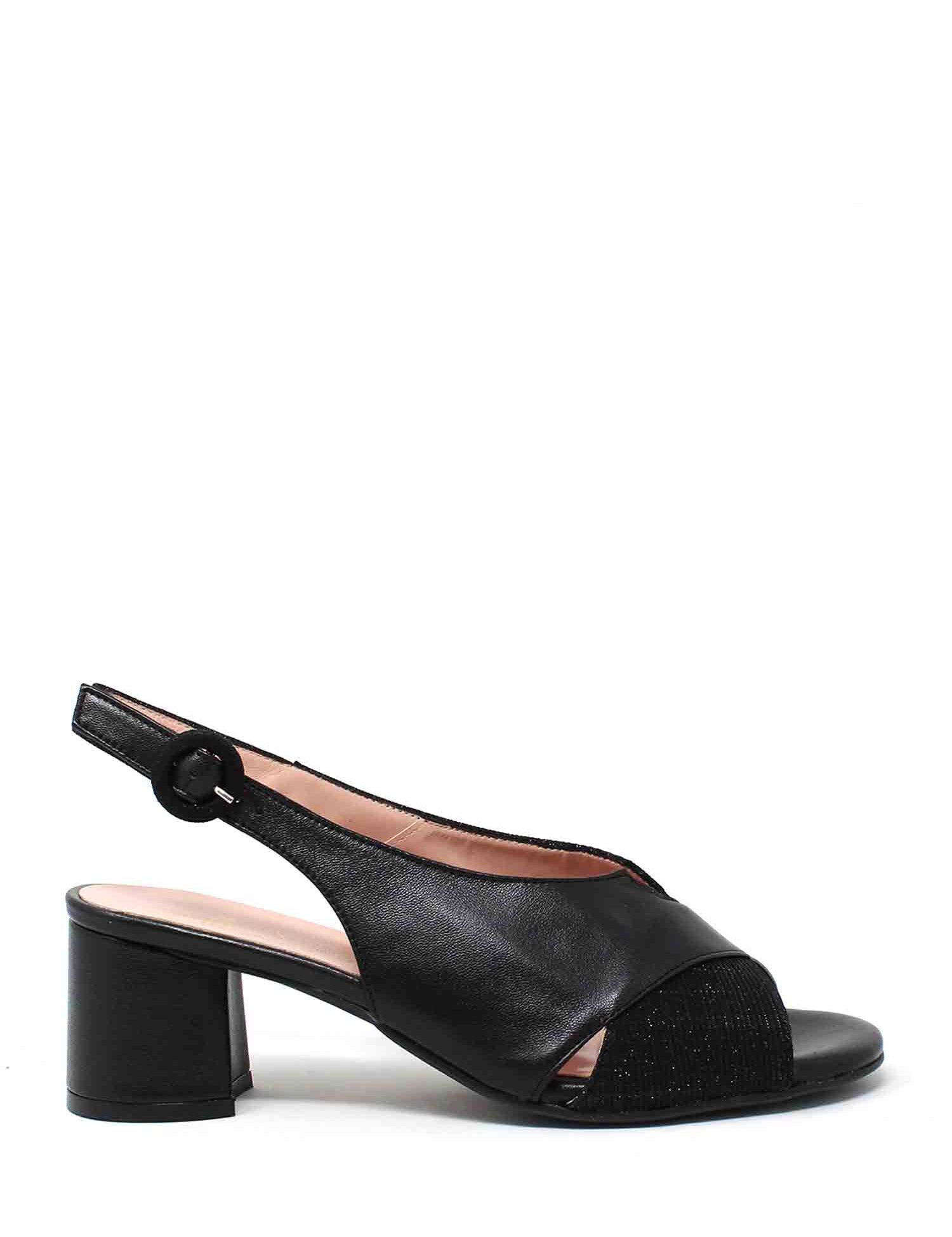 Sandali tacco Nero Soffice Sogno