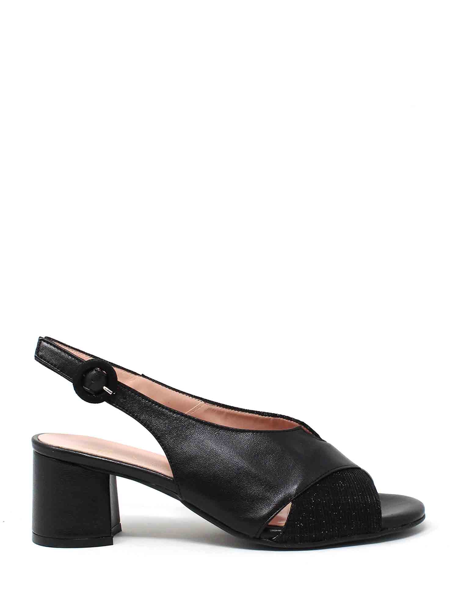 Sandali tacco Nero Soffice Sogno