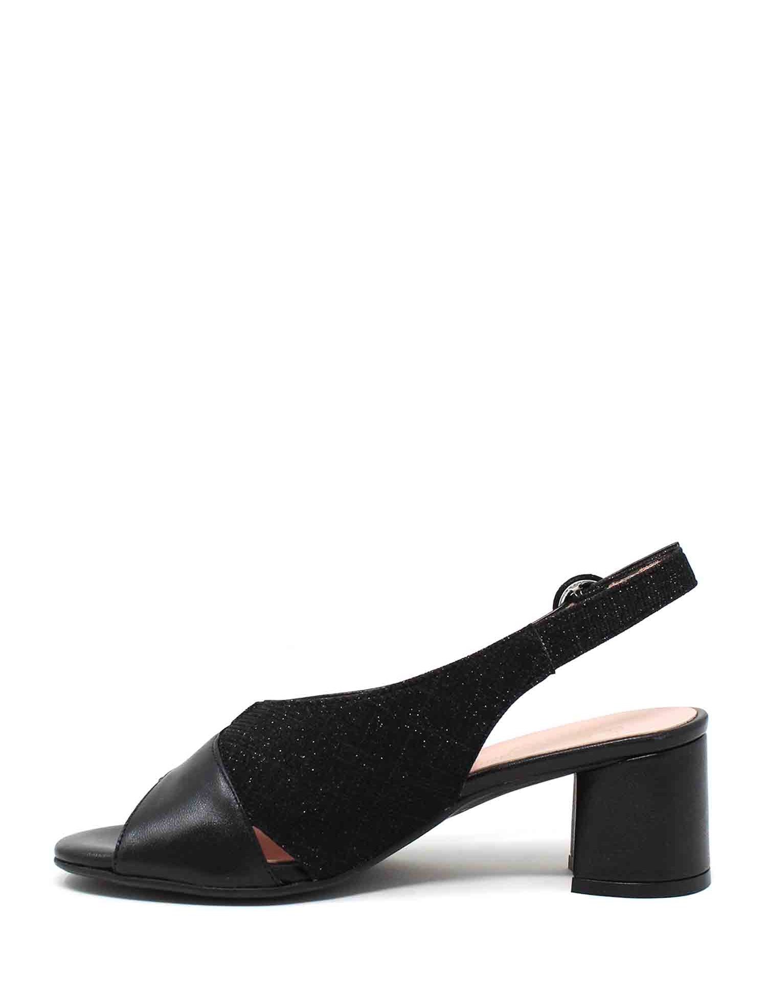 Sandali tacco Nero Soffice Sogno