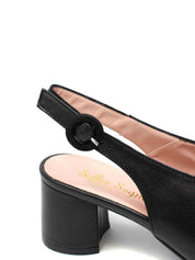 Sandali tacco Nero Soffice Sogno