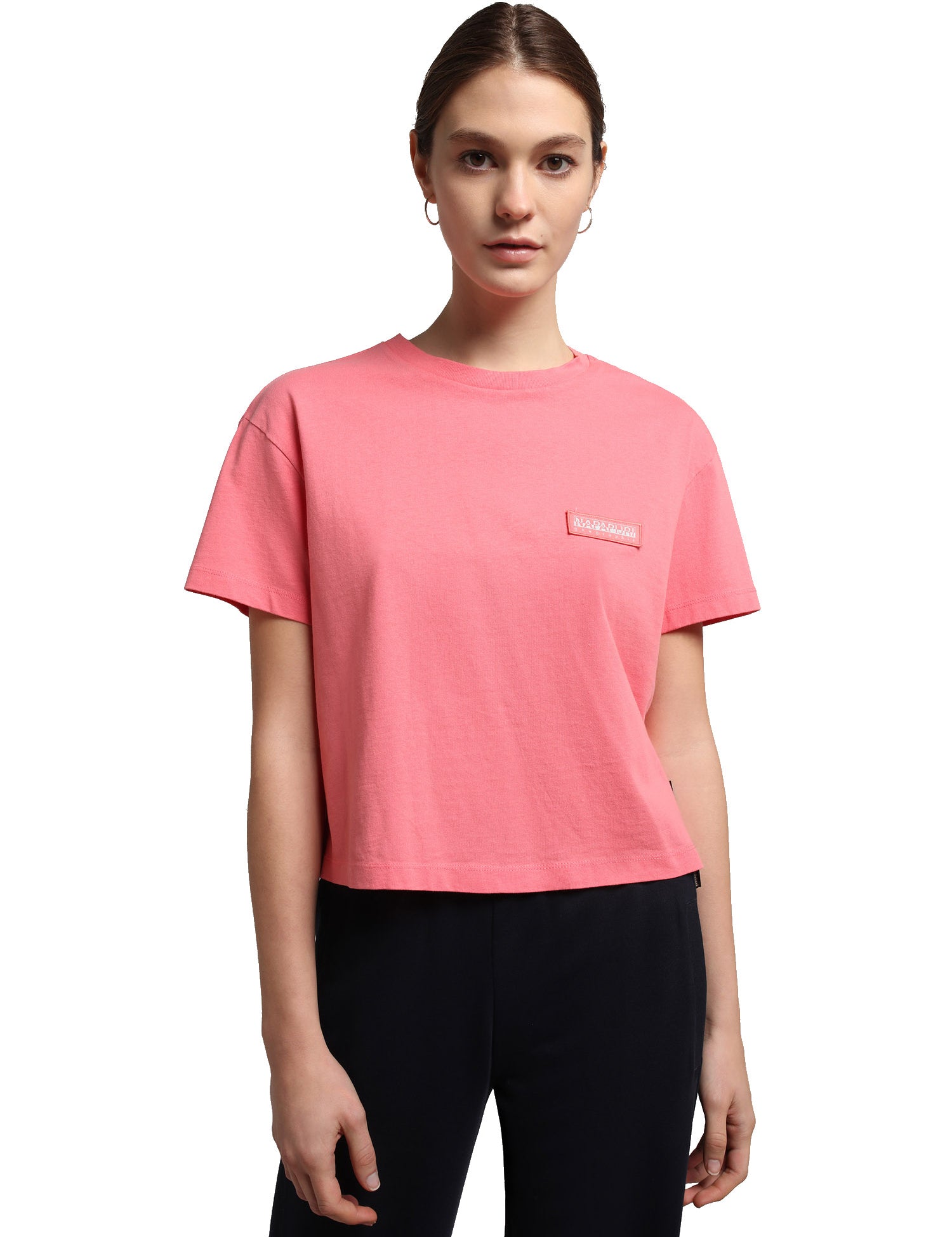 T-shirt Rosa Napapijri
