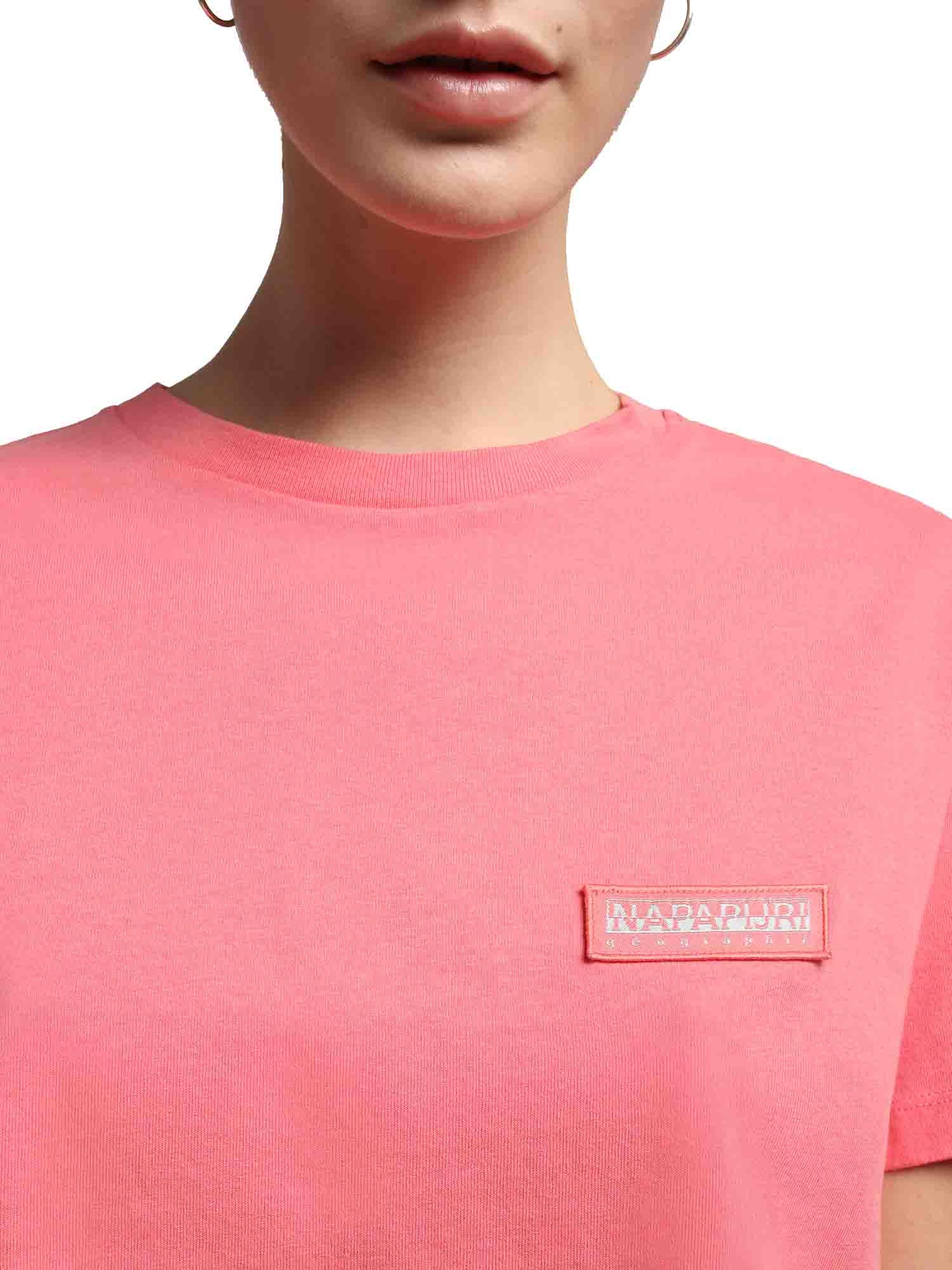 T-shirt Rosa Napapijri