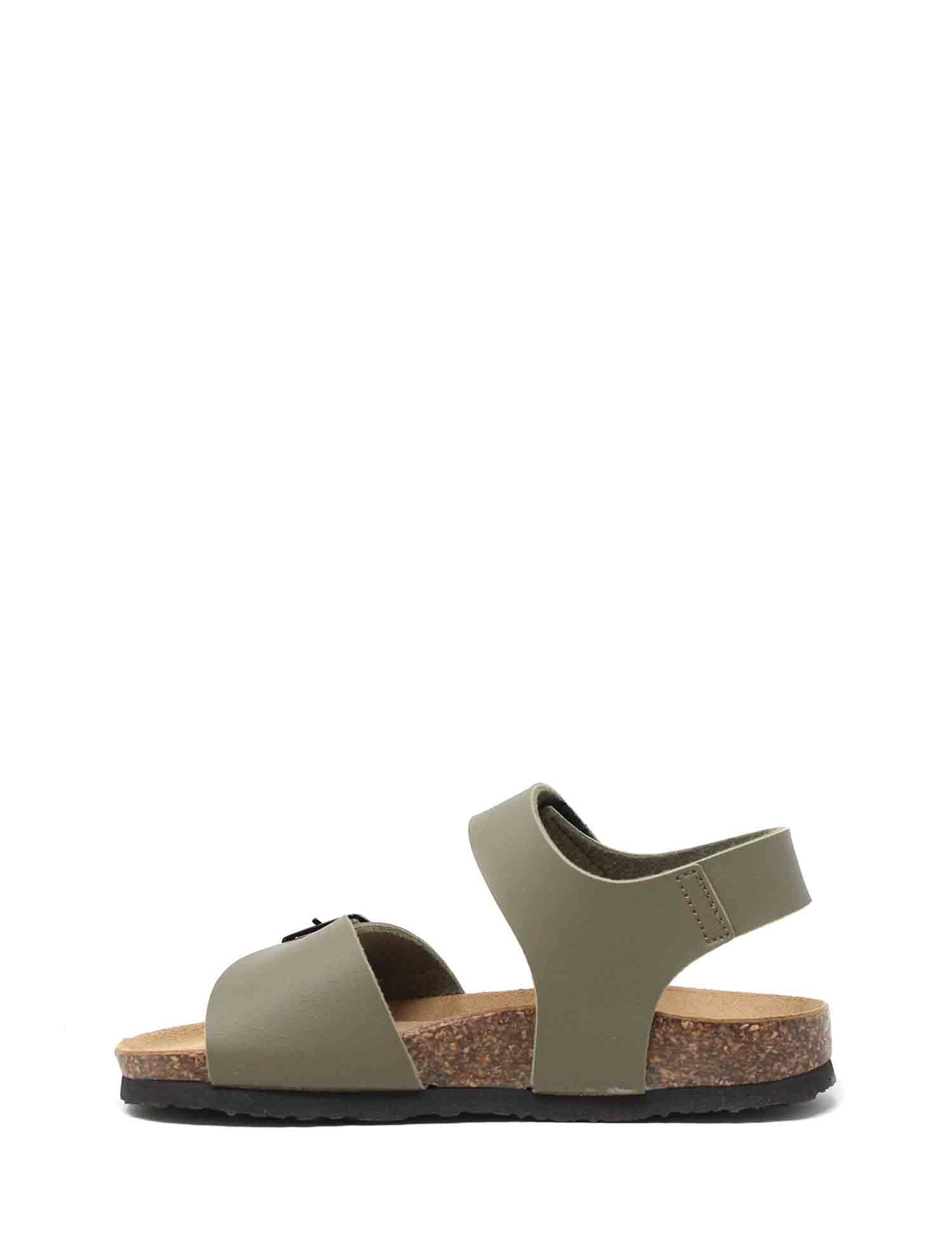 Sandali con strappi Verde Bionatura Kids