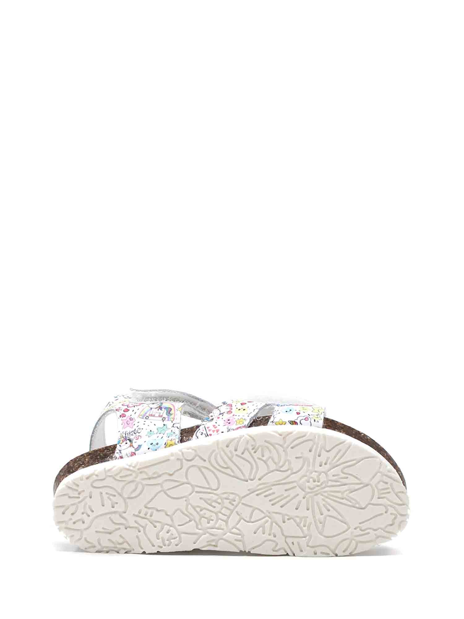 Sandali con strappi Bianco Bionatura Kids