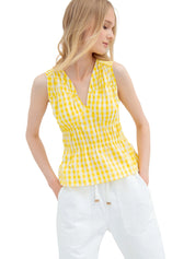 Top e canotte Giallo Fracomina