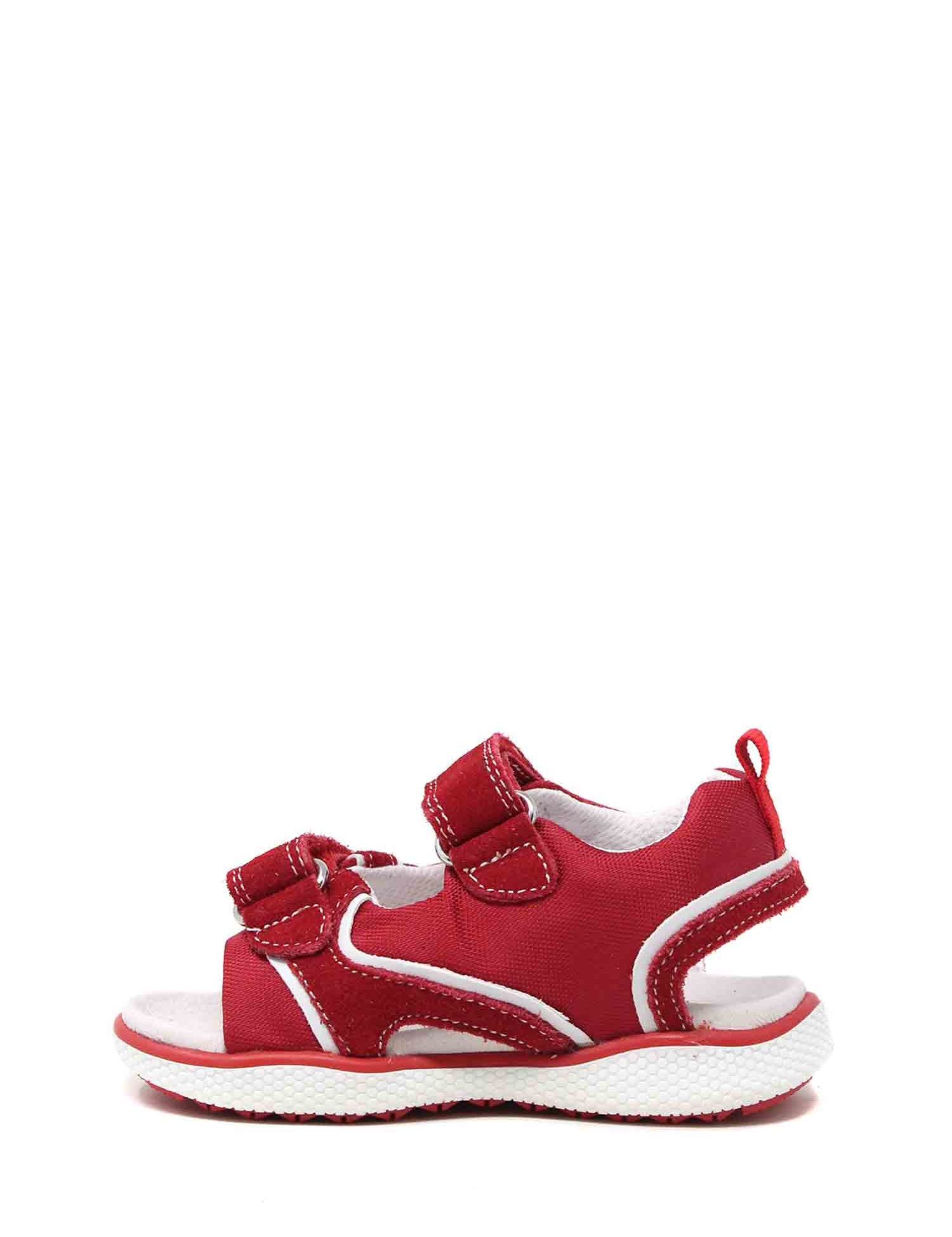 Sandali con strappi Rosso Falcotto