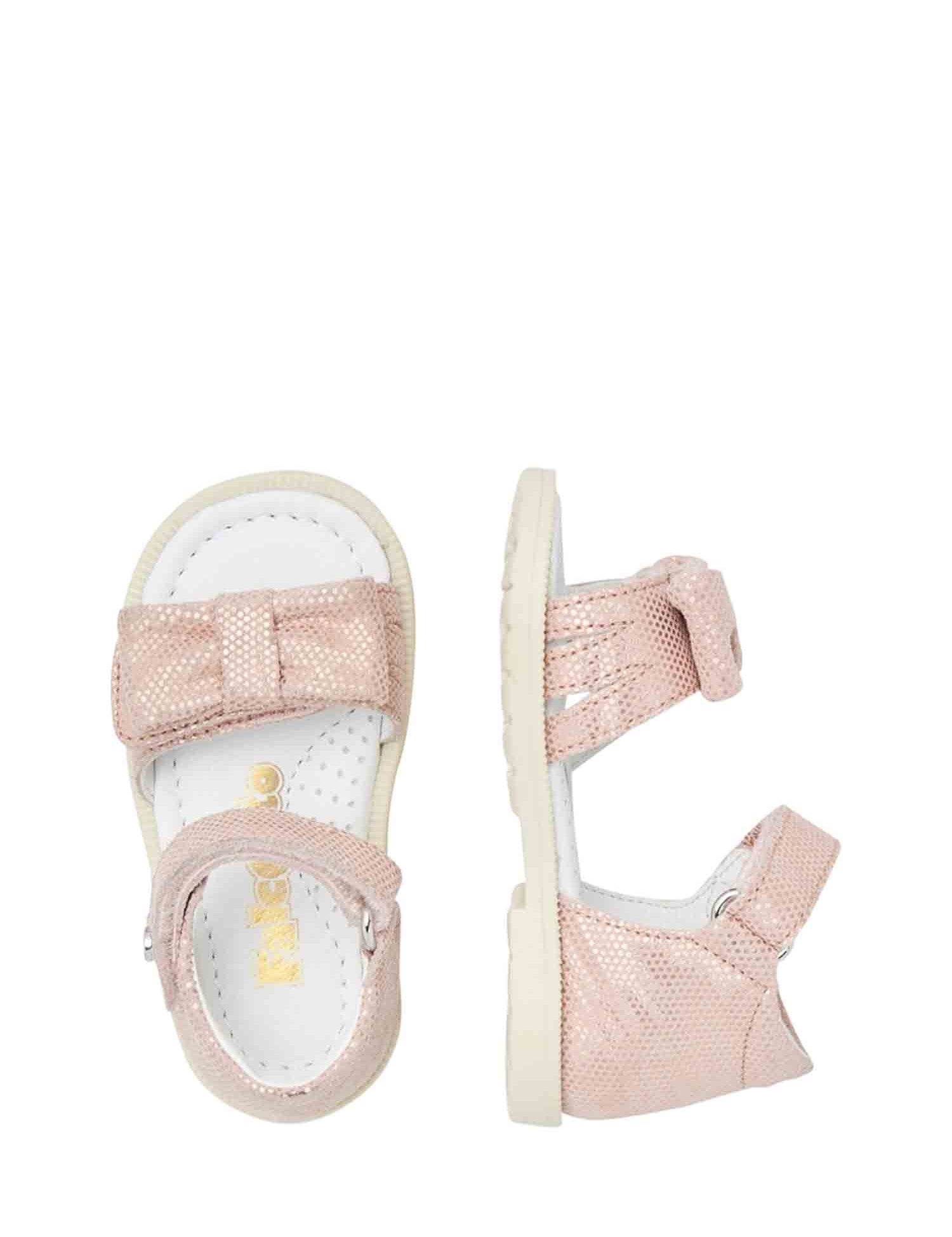 Sandali con strappi Rosa Falcotto