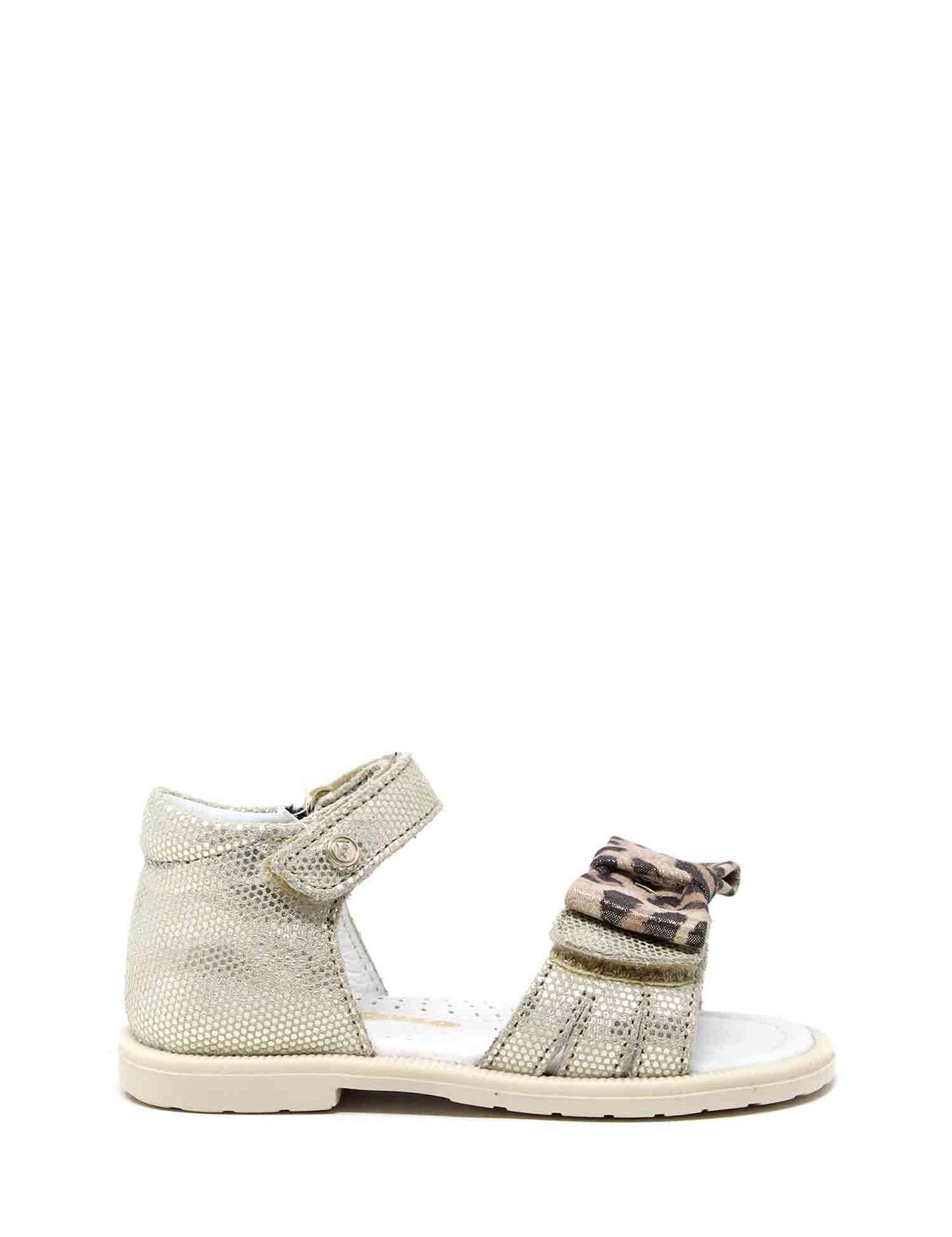 Sandali con strappi Dorato Falcotto