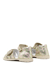 Sandali con strappi Dorato Falcotto