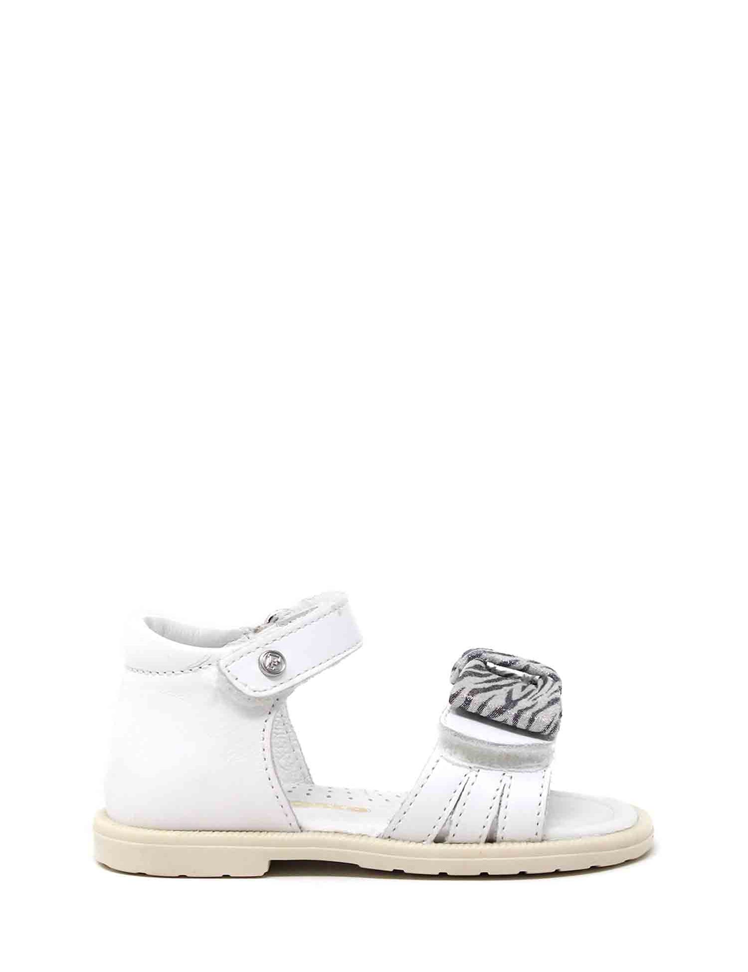 Sandali con strappi Bianco Falcotto