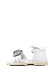 Sandali con strappi Bianco Falcotto