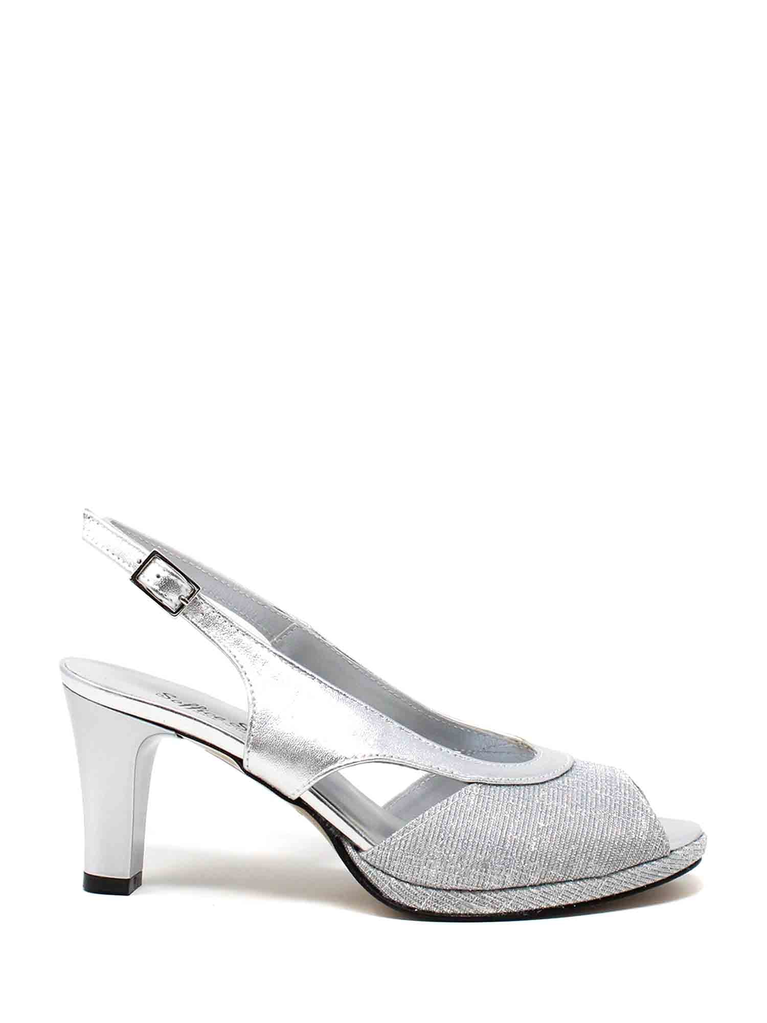 Sandali tacco Argentato Soffice Sogno