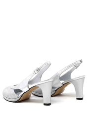 Sandali tacco Argentato Soffice Sogno