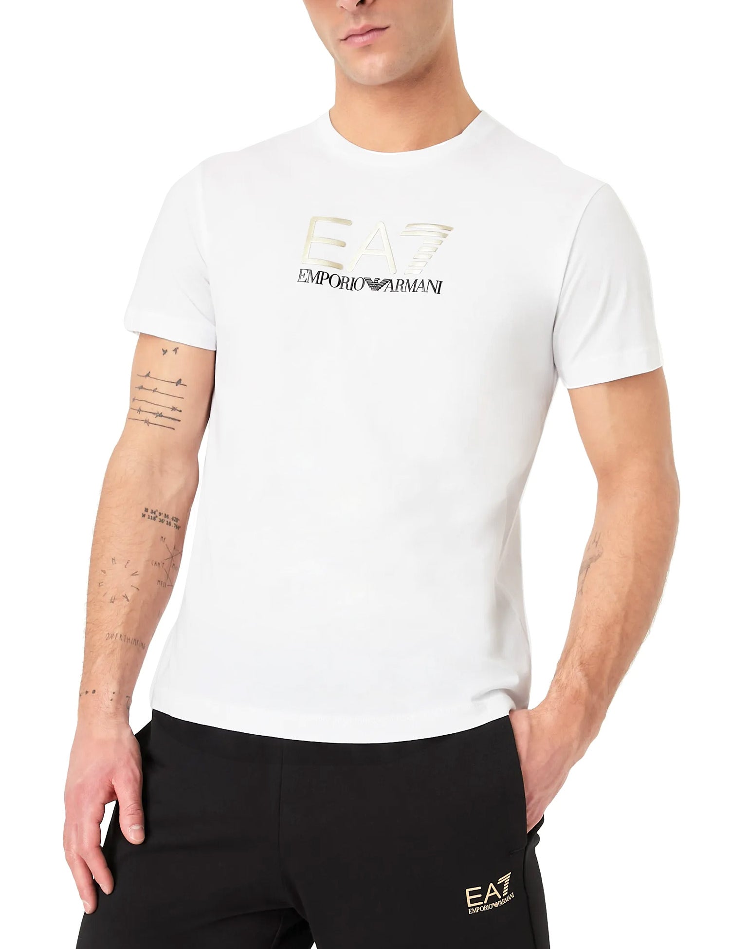 T-shirt Bianco Ea7 Emporio Armani