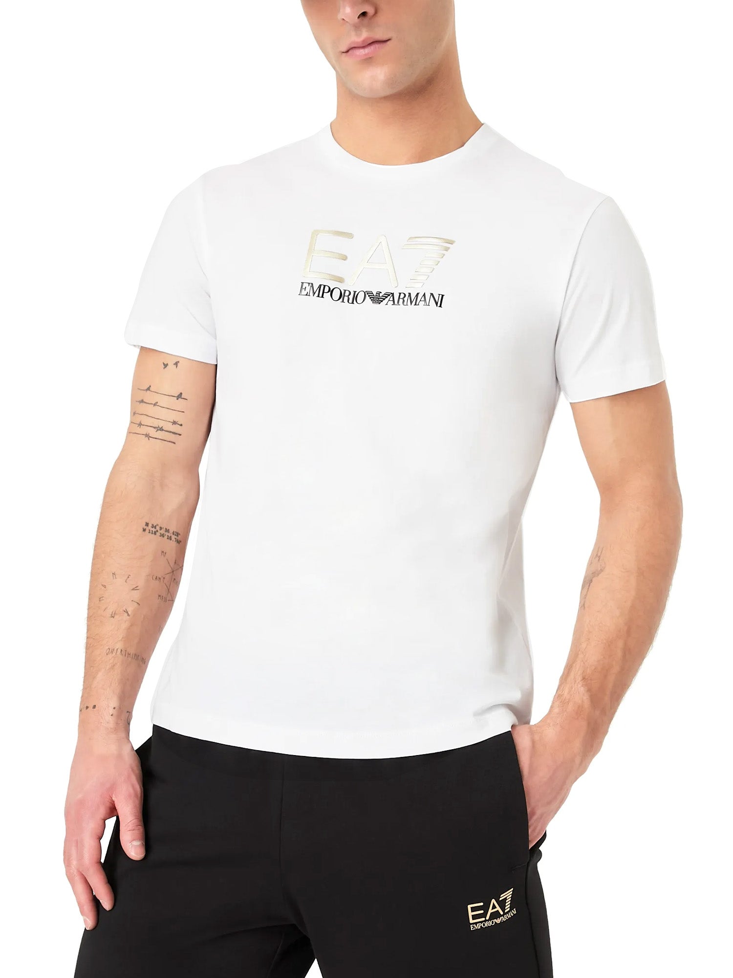 T-shirt Bianco Ea7 Emporio Armani