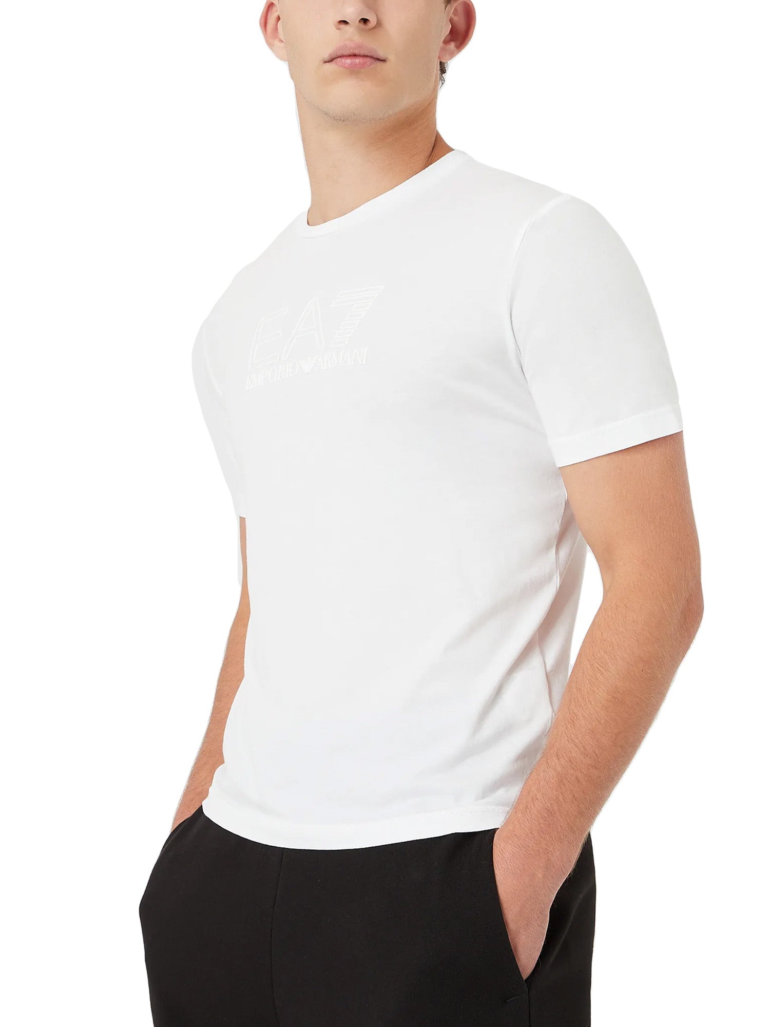 T-shirt Bianco Ea7 Emporio Armani