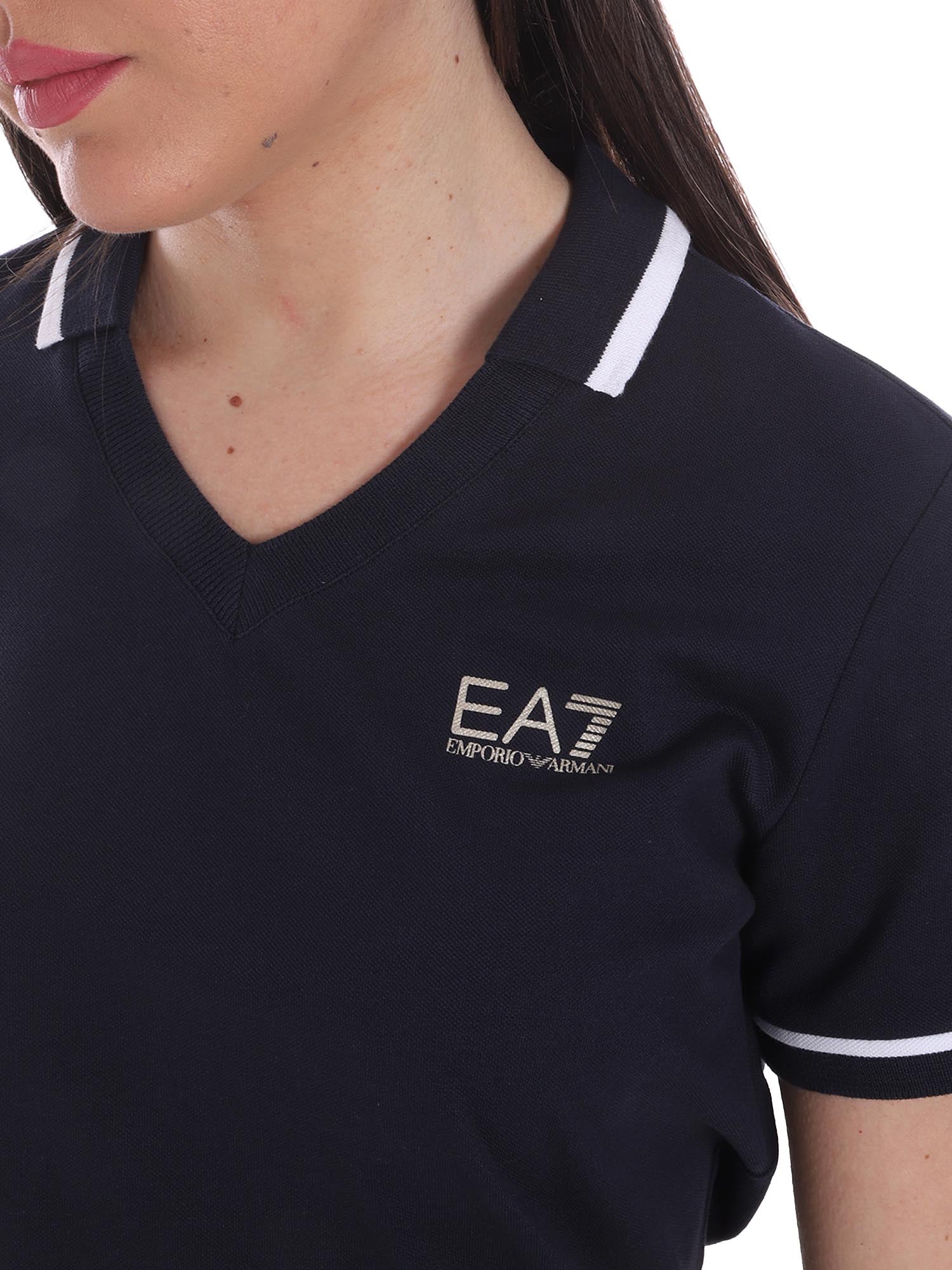 Polo Blu Ea7 Emporio Armani