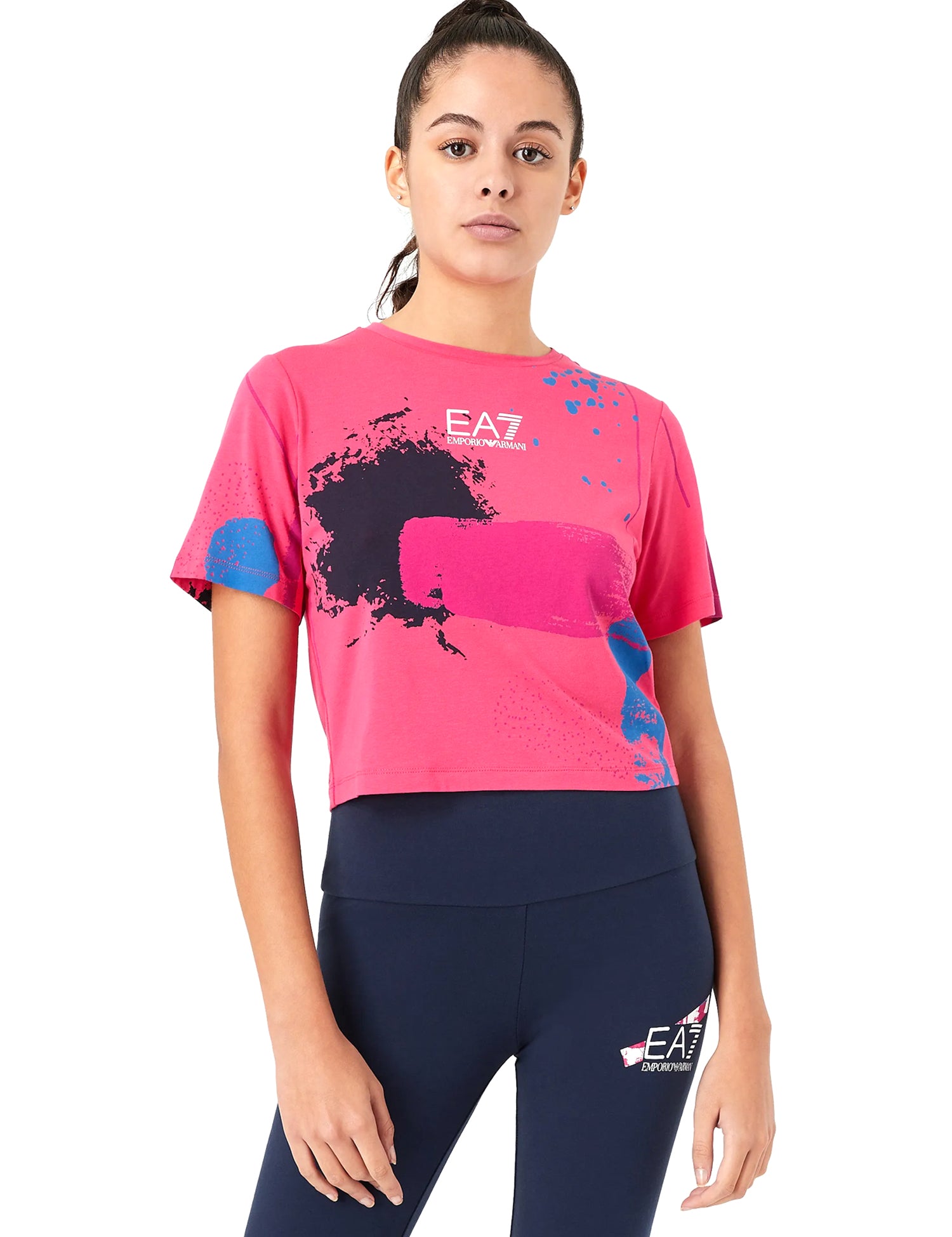 T-shirt Rosa Ea7 Emporio Armani