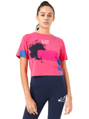 T-shirt Rosa Ea7 Emporio Armani