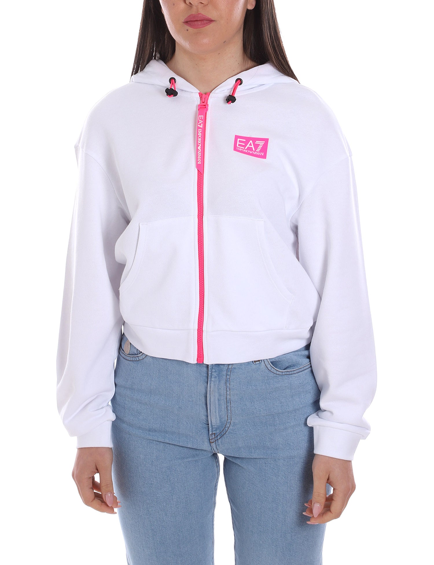 Felpe Bianco Ea7 Emporio Armani