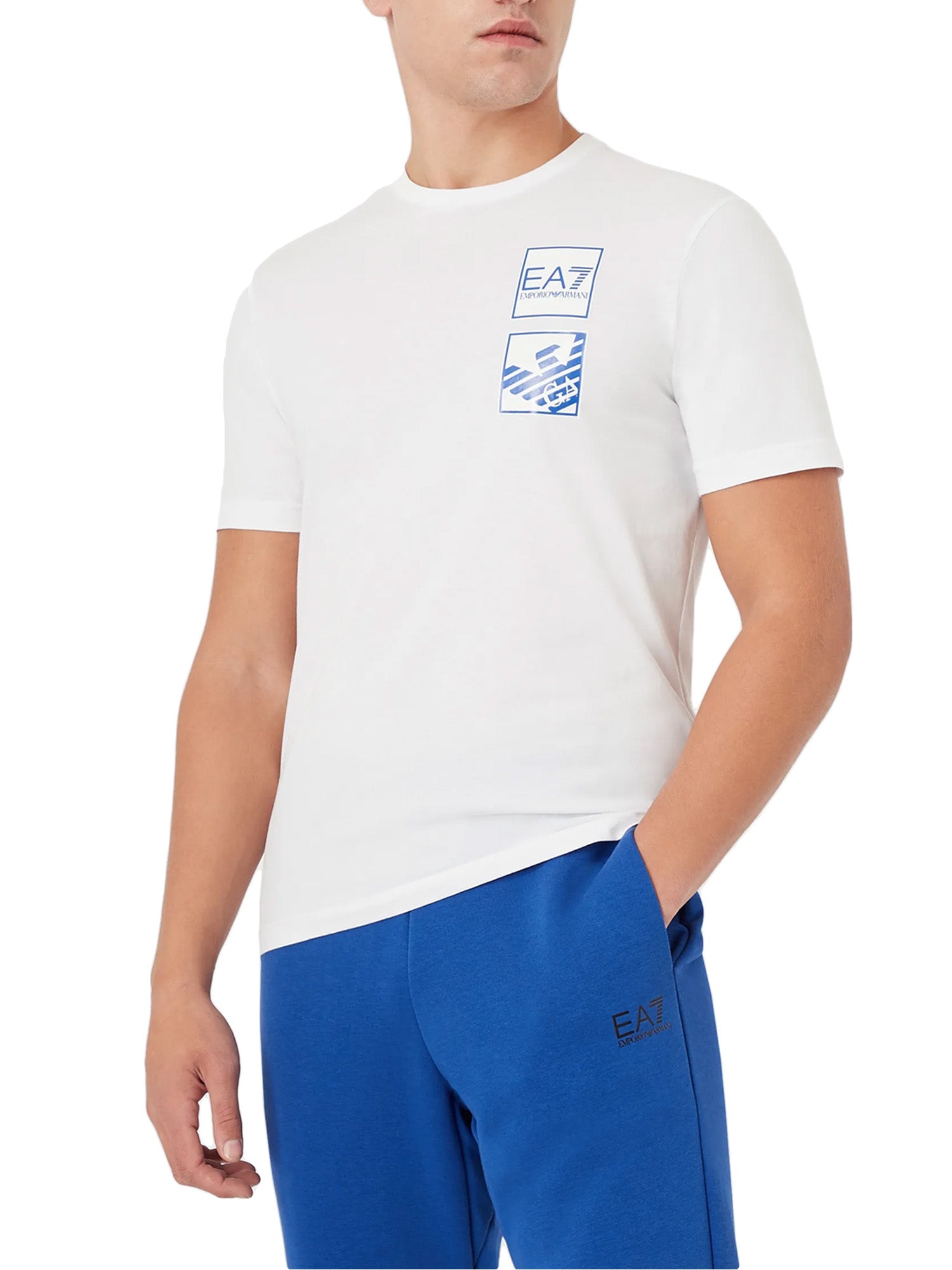 T-shirt Bianco Ea7 Emporio Armani