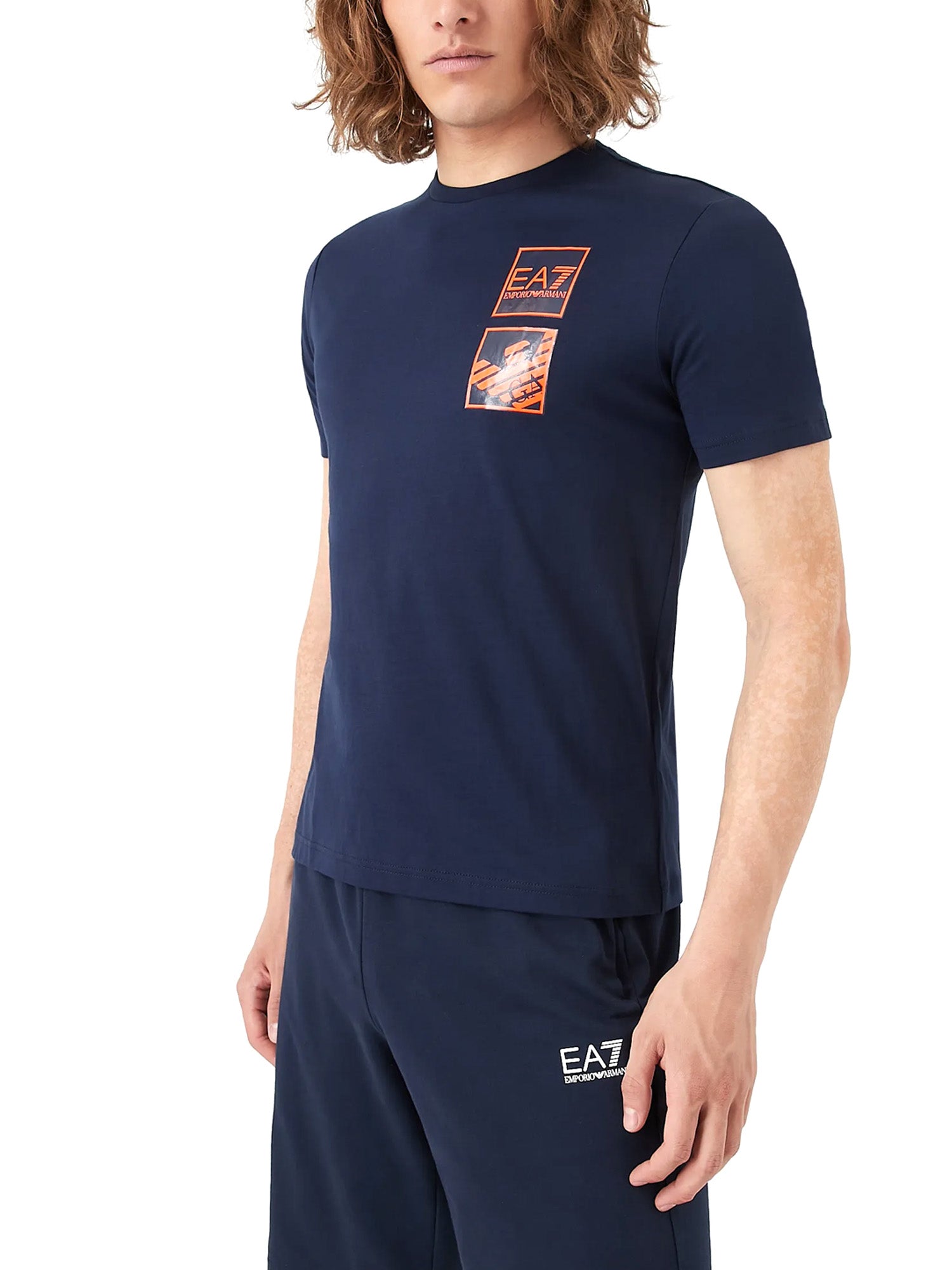 T-shirt Blu Scuro Ea7 Emporio Armani