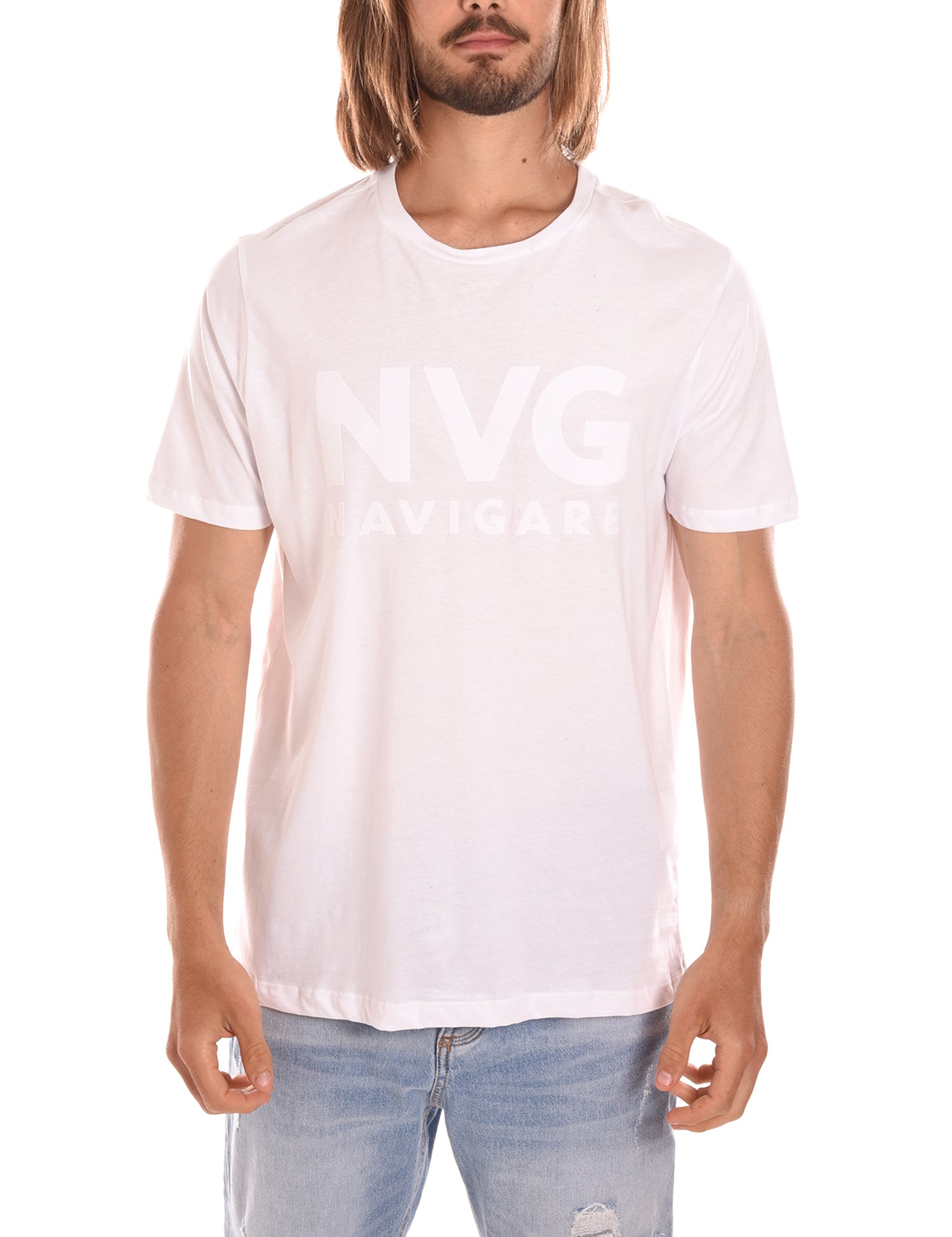 T-shirt Bianco Navigare
