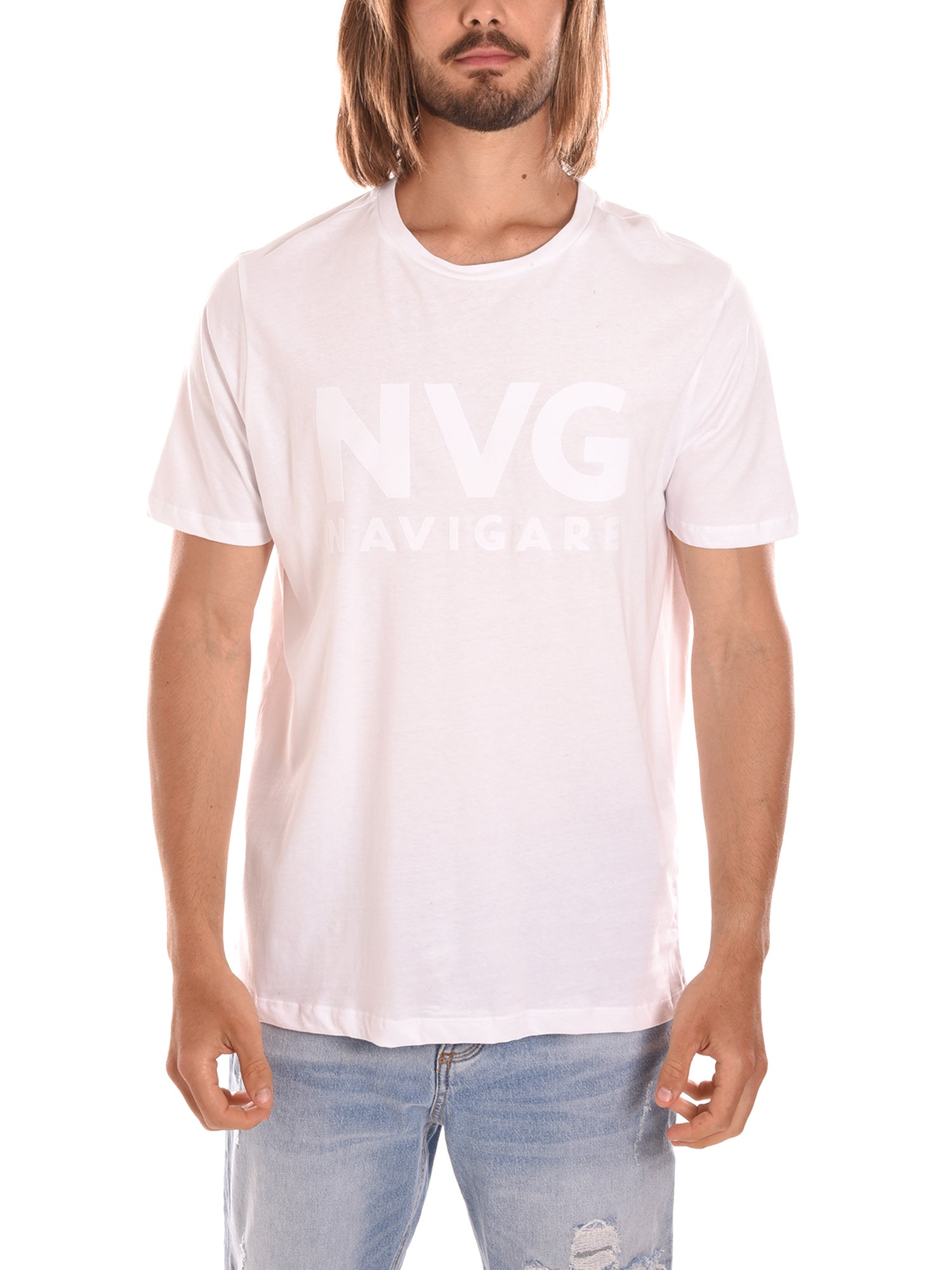 T-shirt Bianco Navigare