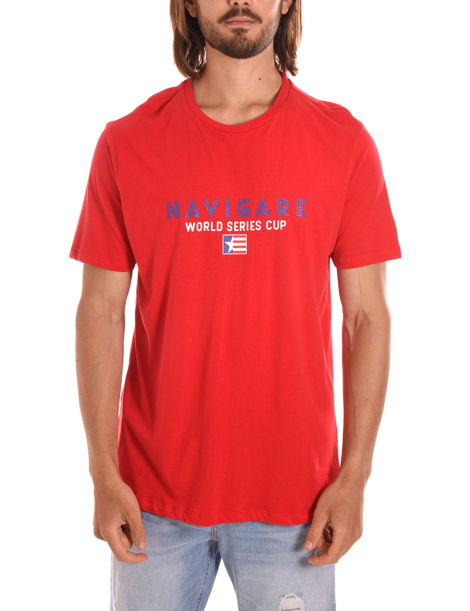 T-shirt Rosso Navigare