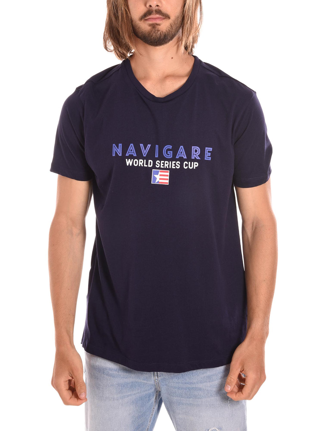 T-shirt Blu 454 Navigare