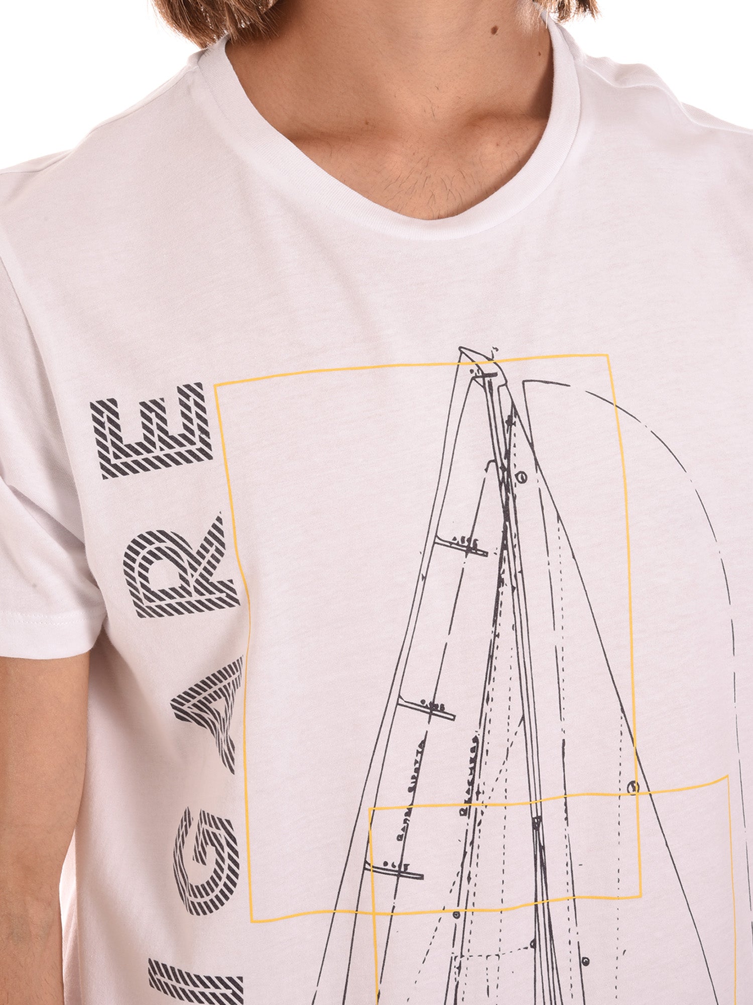 T-shirt Bianco Navigare