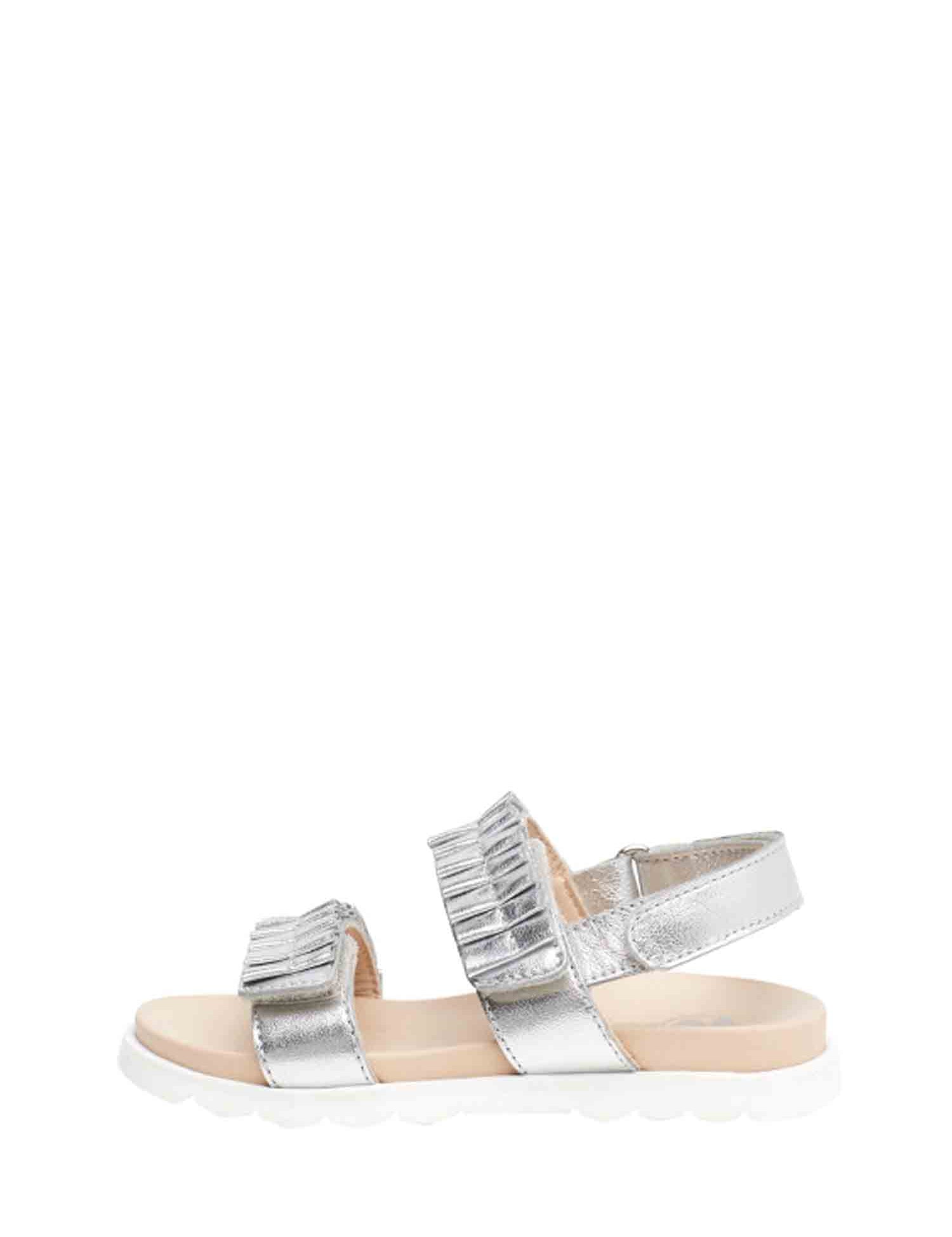 Sandali con strappi Argentato Naturino