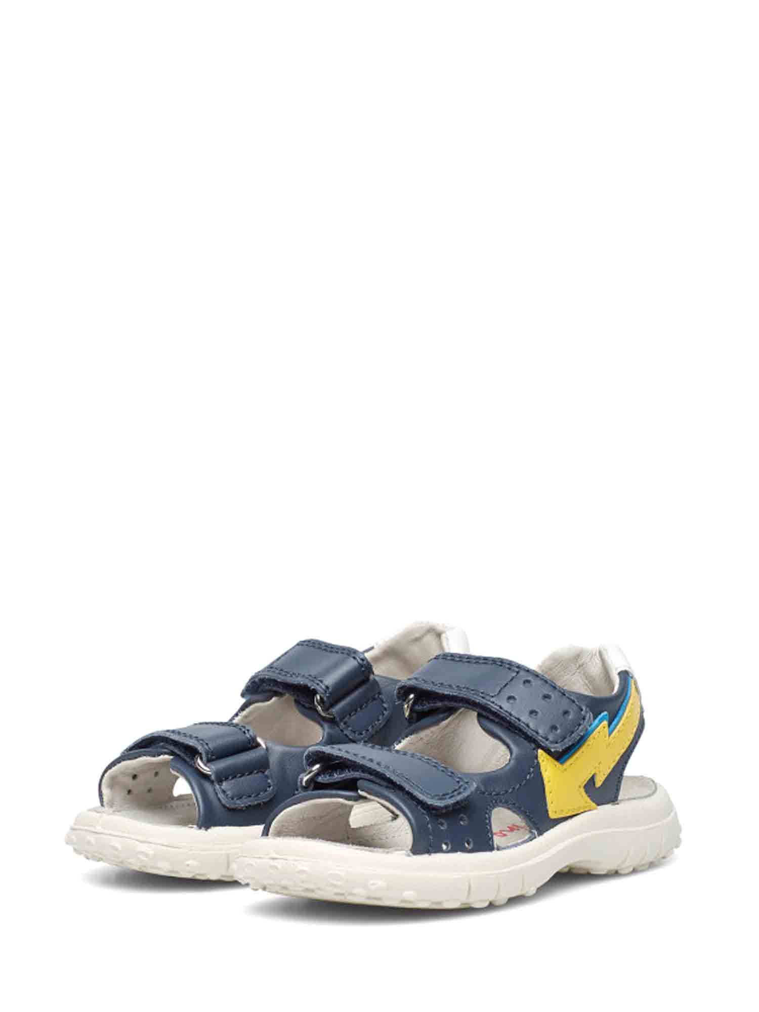 Sandali con strappi Blu Naturino