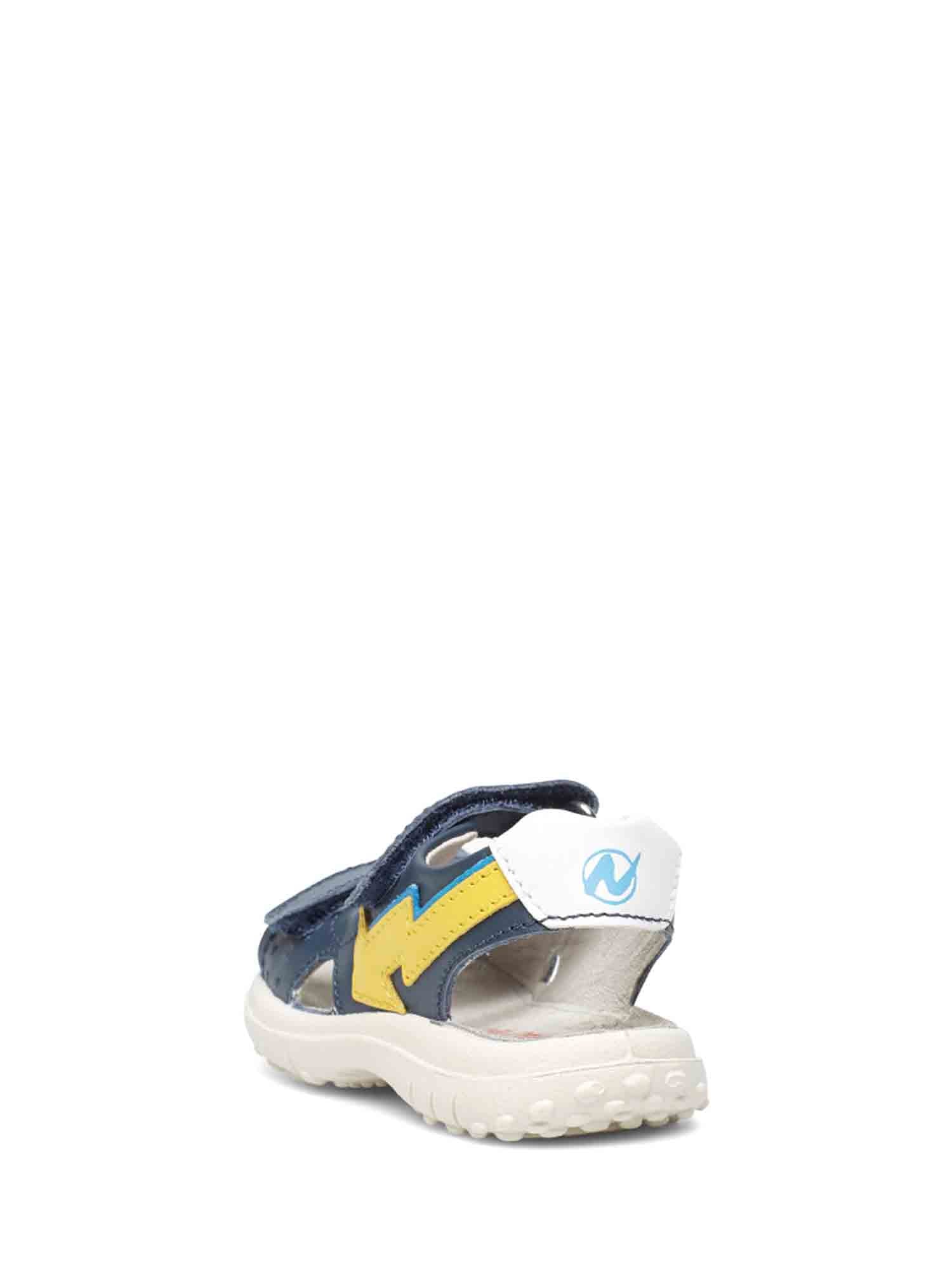 Sandali con strappi Blu Naturino