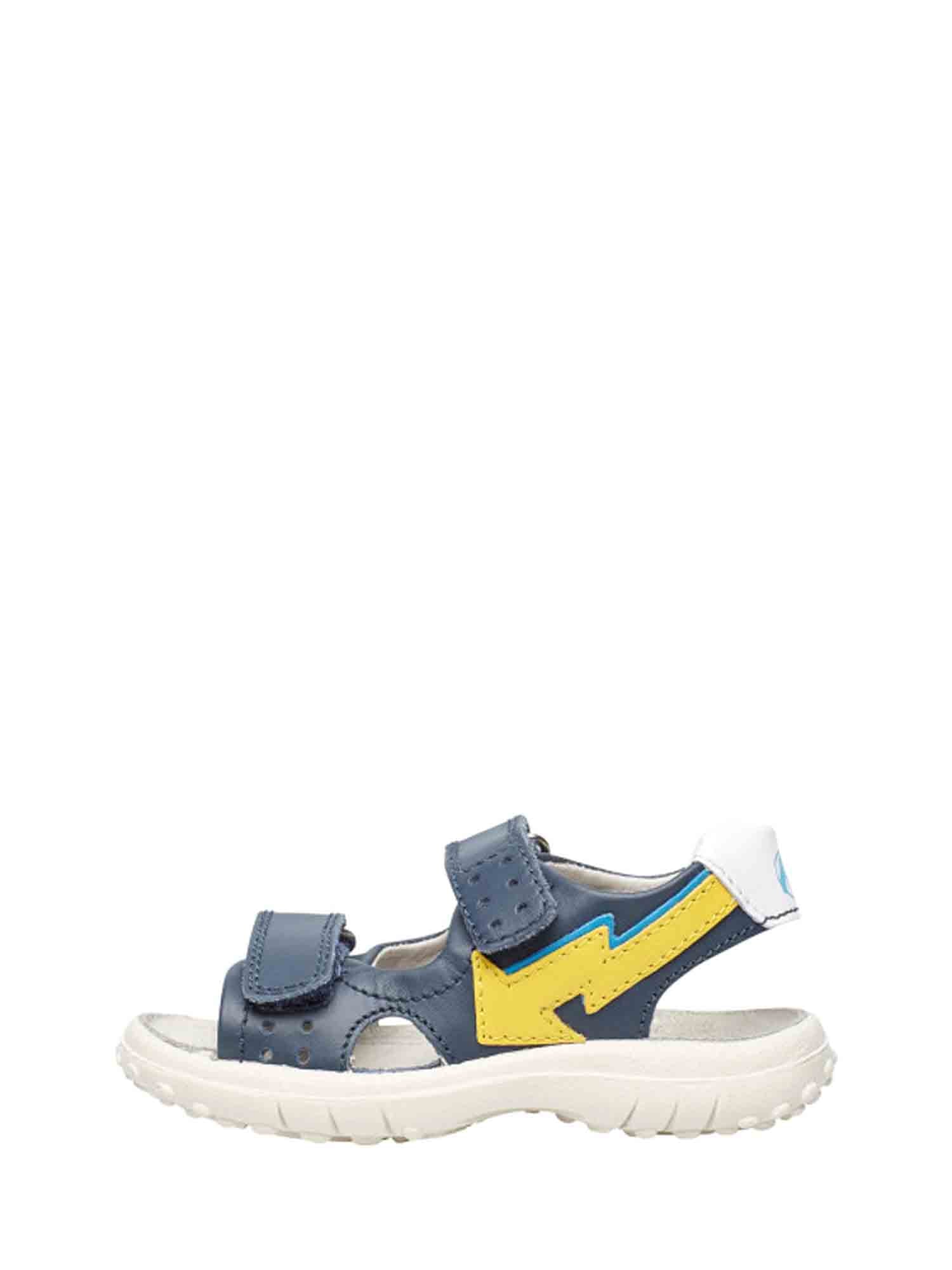 Sandali con strappi Blu Naturino