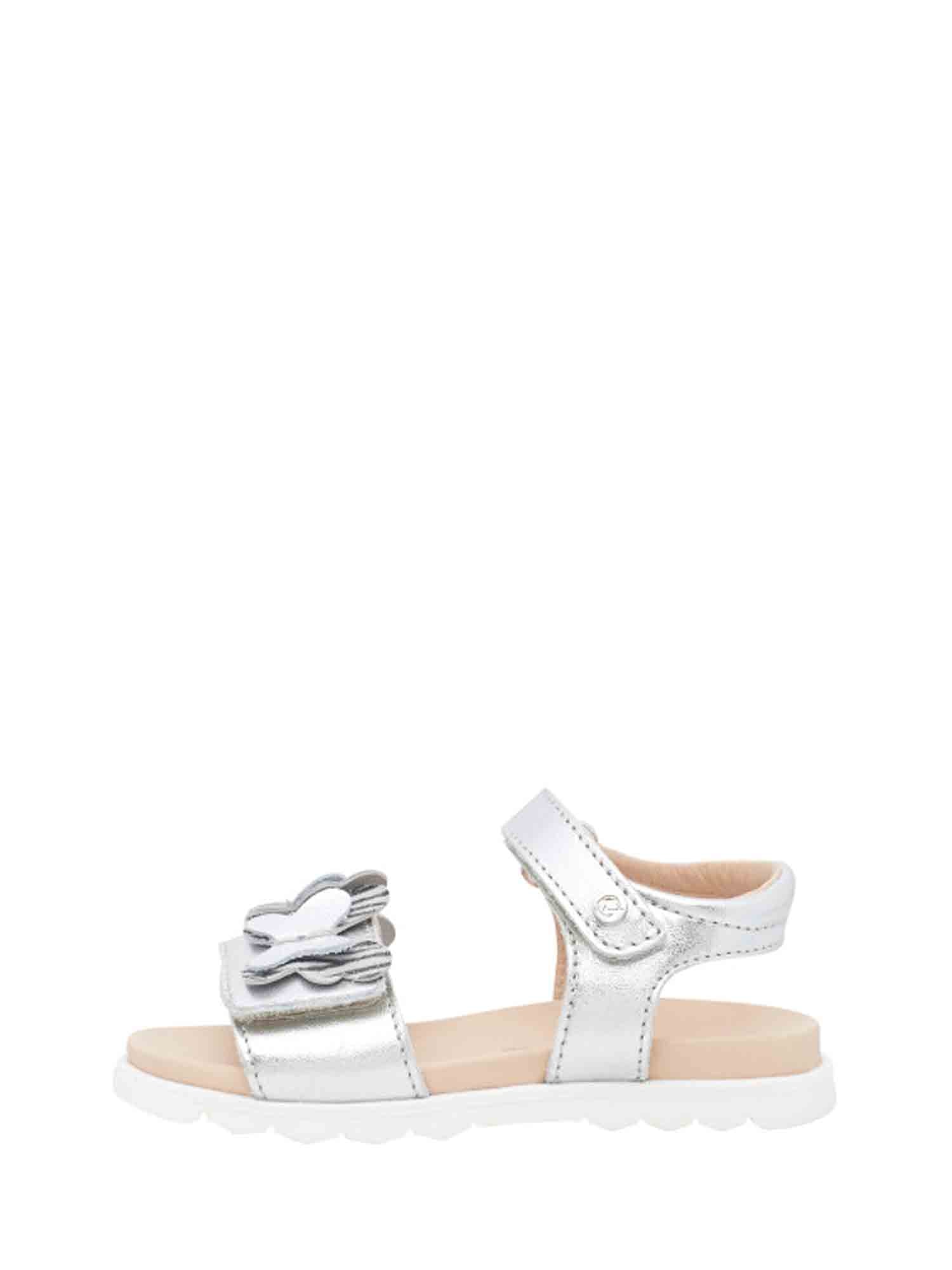 Sandali con strappi Argentato Naturino