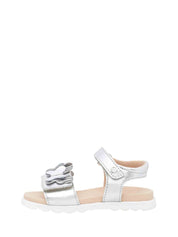 Sandali con strappi Argentato Naturino