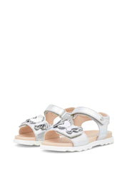 Sandali con strappi Argentato Naturino