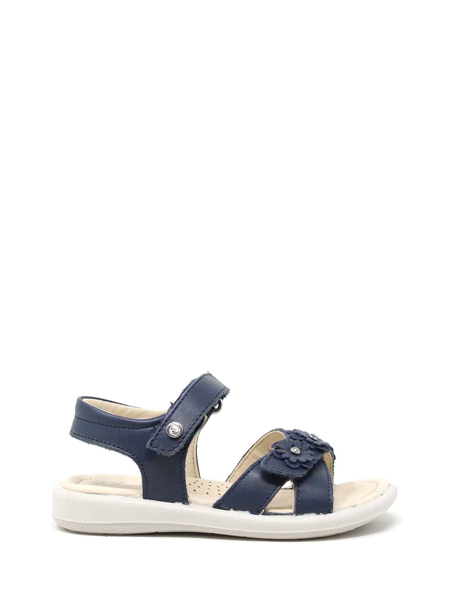 Sandali con strappi Blu Naturino