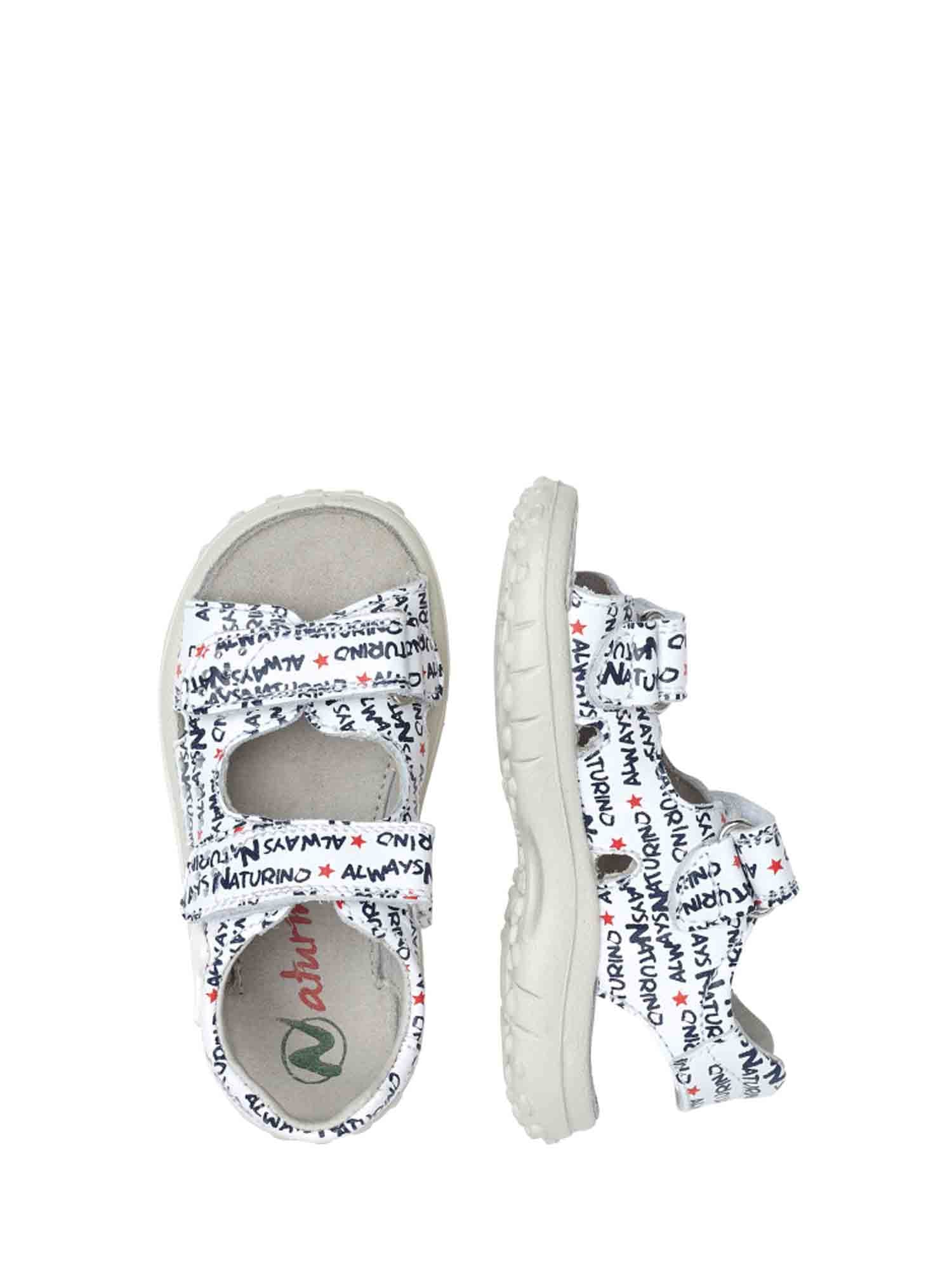 Sandali con strappi Bianco Naturino