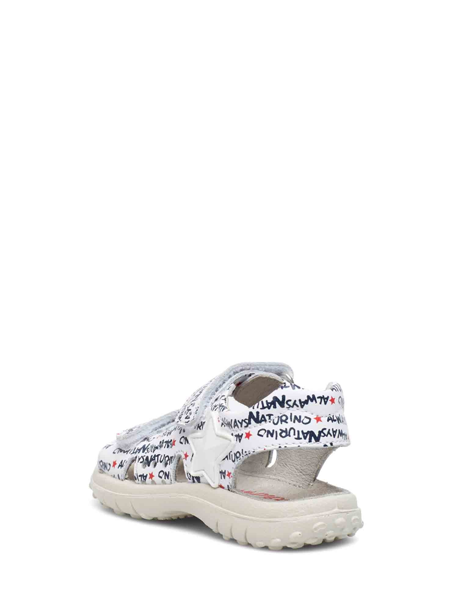 Sandali con strappi Bianco Naturino