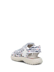 Sandali con strappi Bianco Naturino