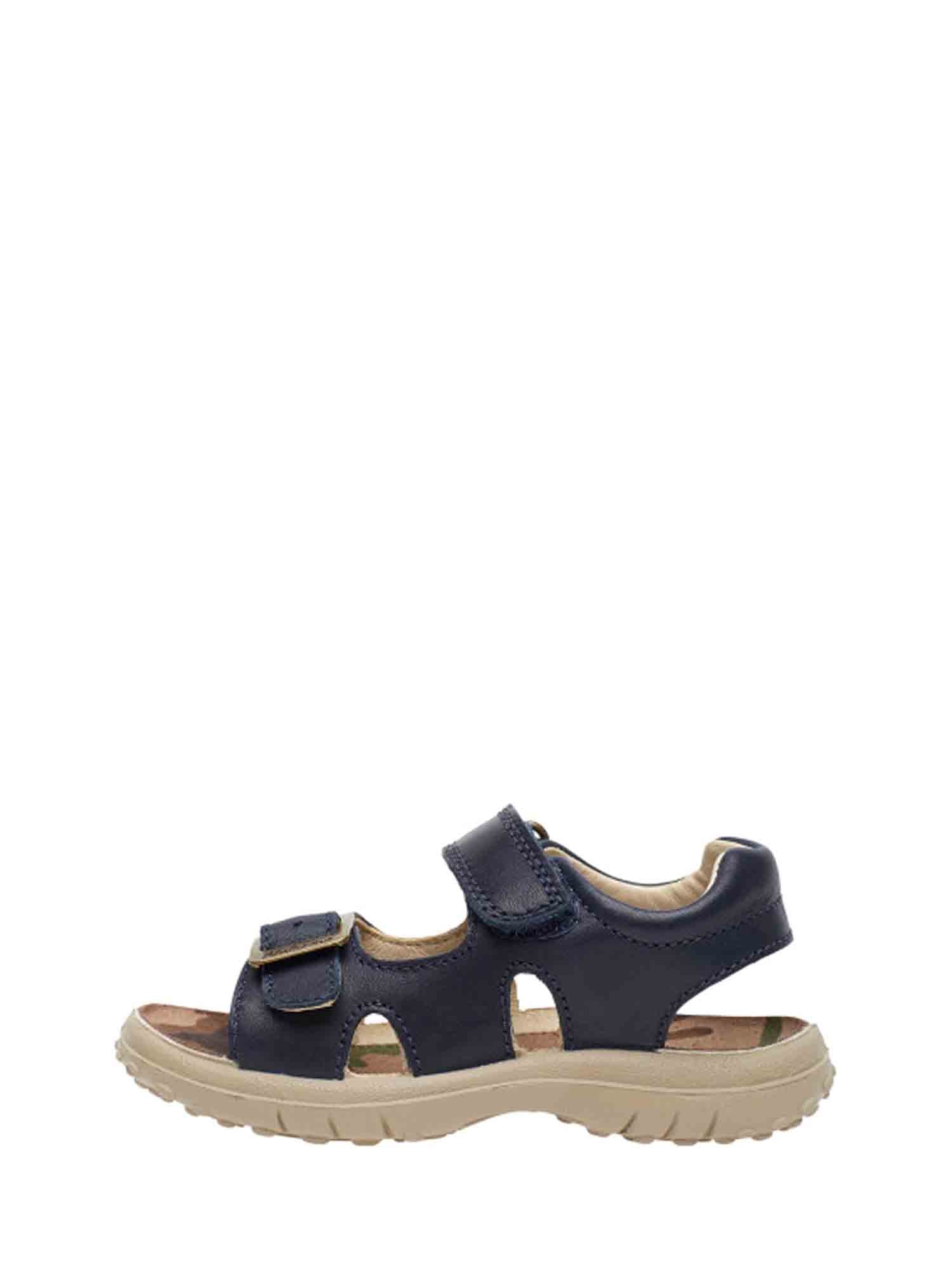 Sandali con strappi Blu Naturino